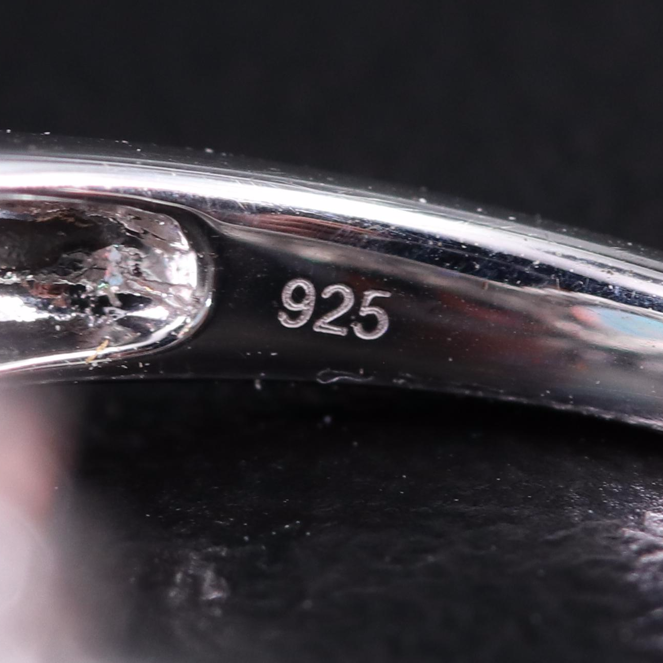 Sterling Opal and White Sapphire Ring with Pendant Necklace