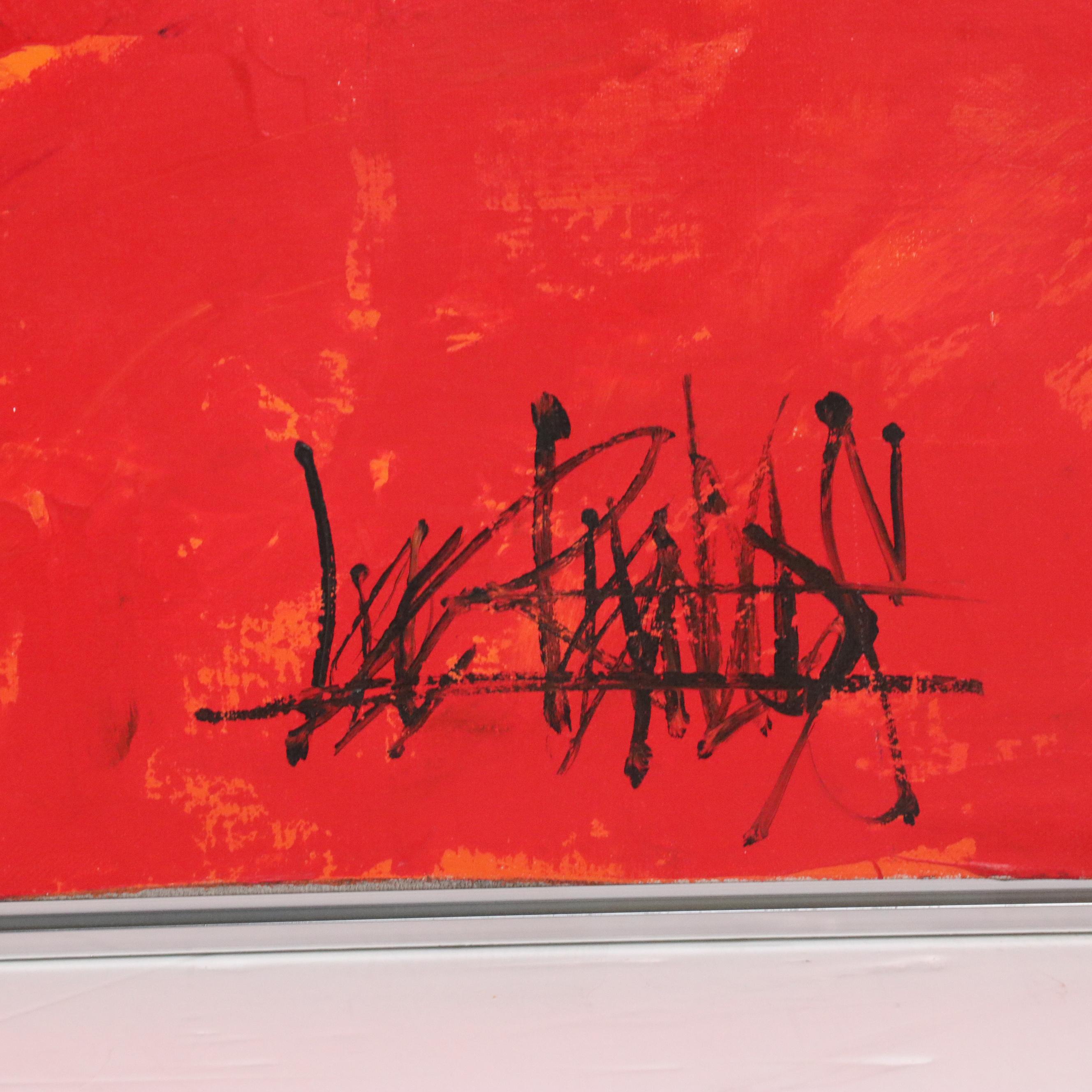 Lee Reynolds Vanguard Studios Large-Scale Abstract Acrylic Oil Painting