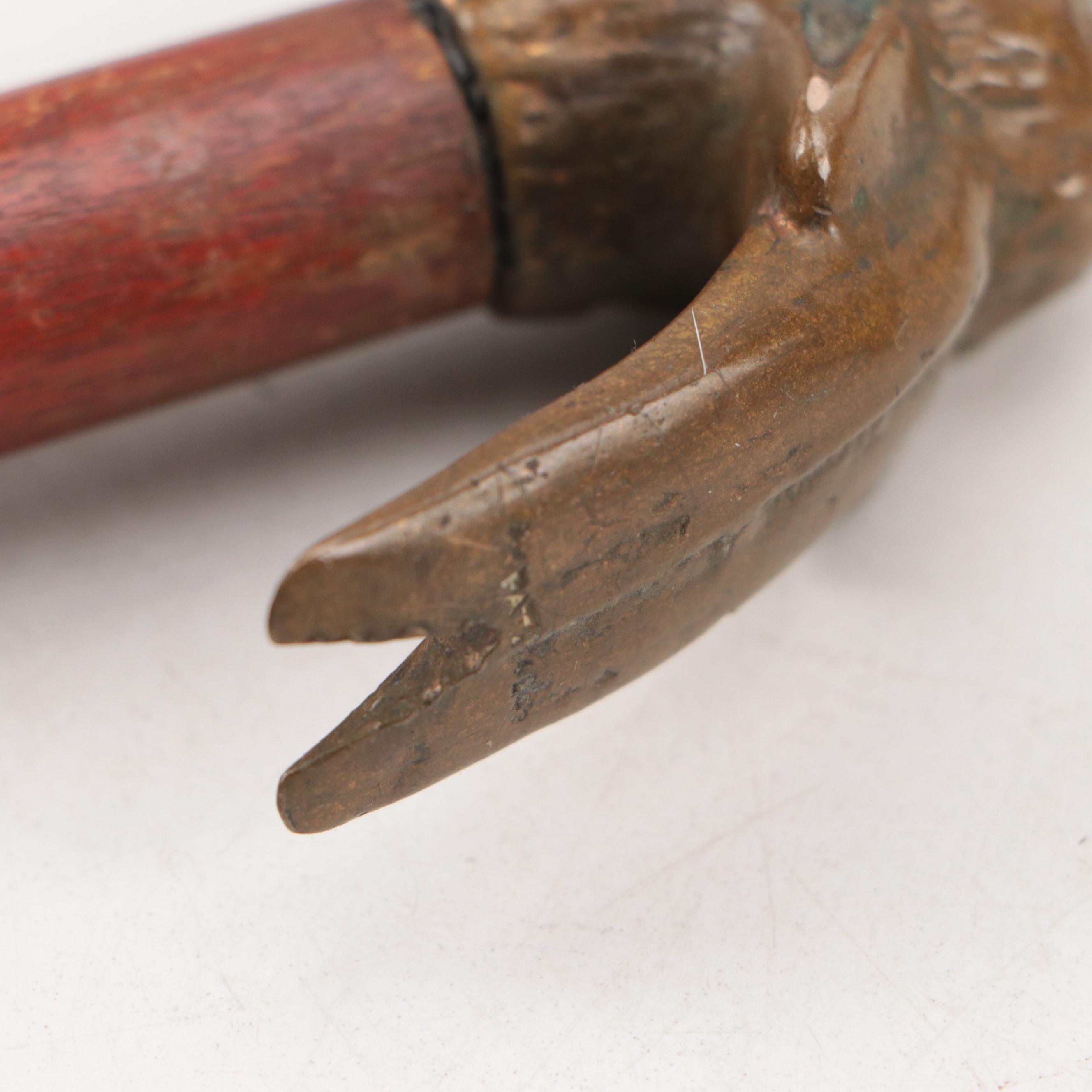 Mitteldorfer Straus Goat Head Hammer with Trammel Point and Stanley Level