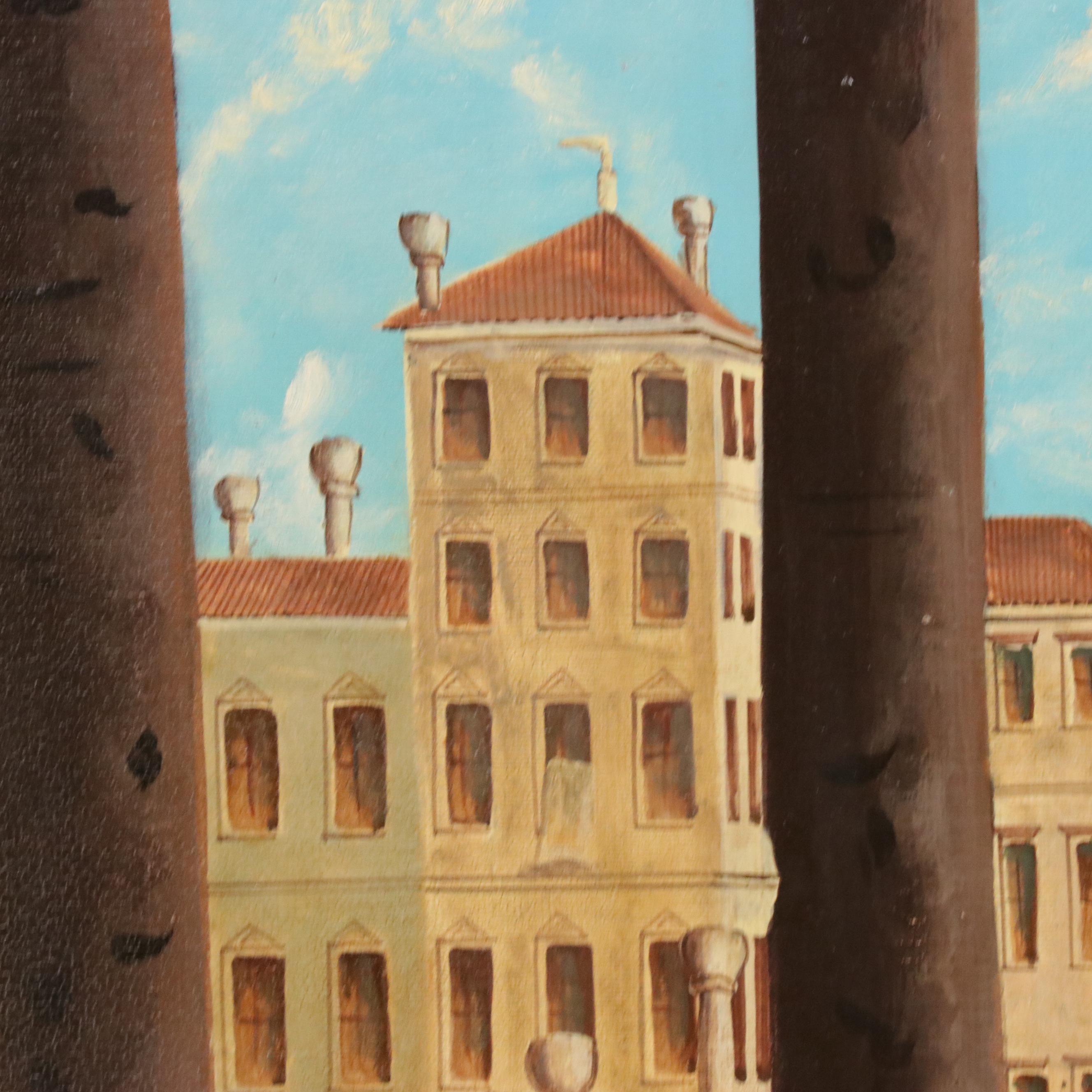 Maitland-Smith Large-Scale Oil Greco-Roman Inspired Oil Painting, Circa 2000