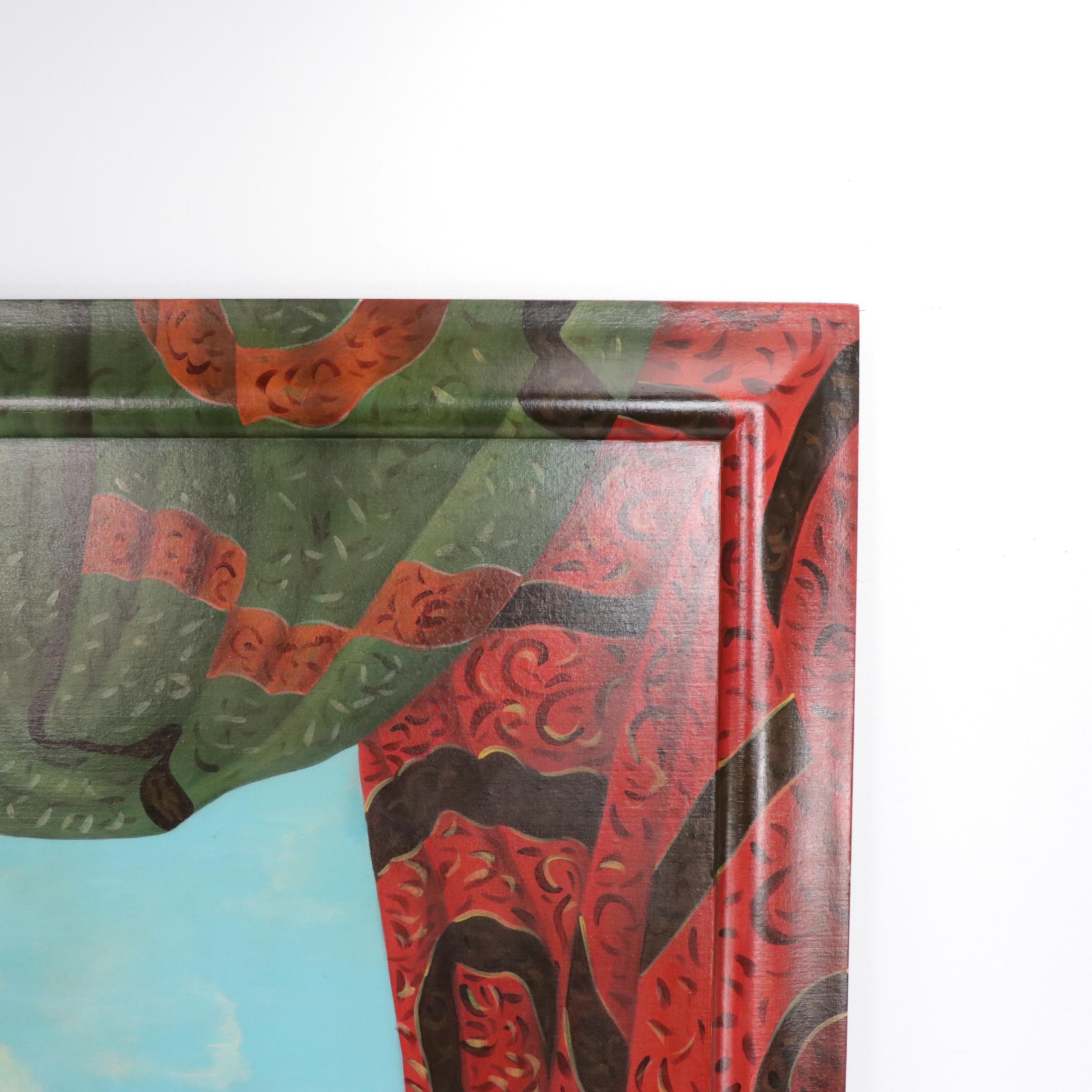 Maitland-Smith Large-Scale Oil Greco-Roman Inspired Oil Painting, Circa 2000