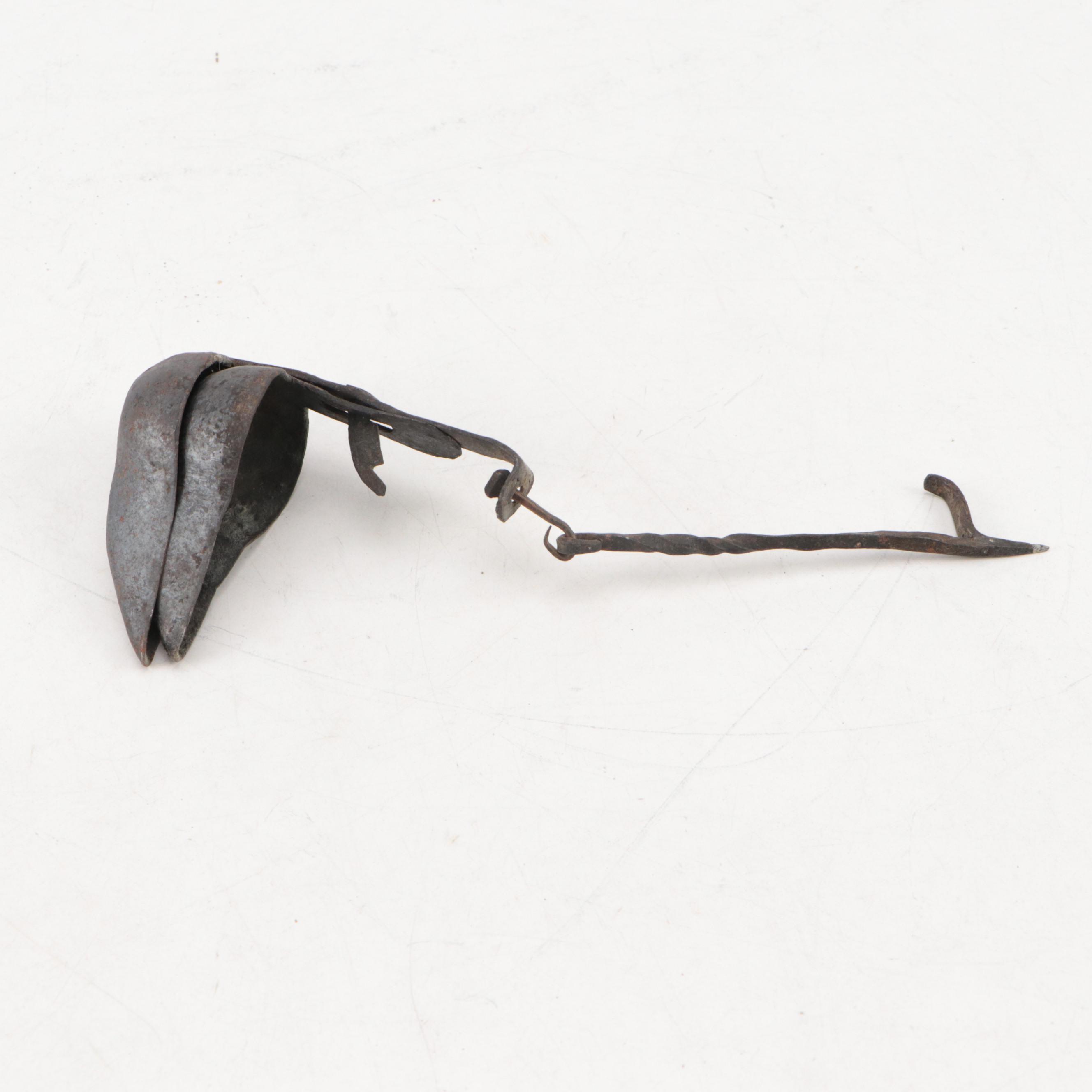 Cast Iron and Brass Weights, 1–16 lb., with Balance Scale Components