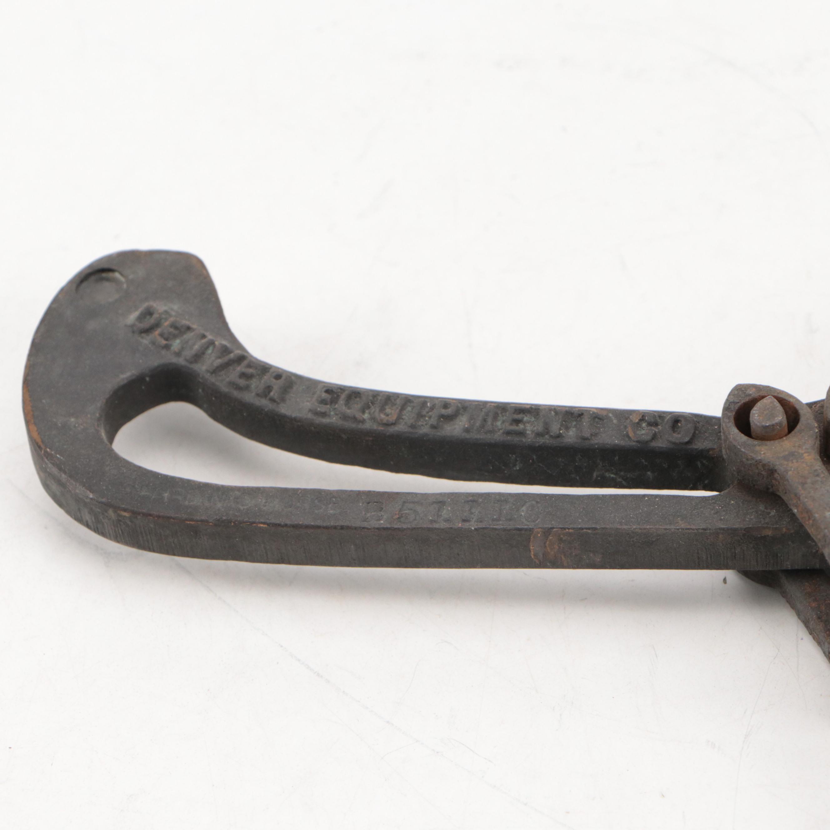 Cast Iron and Brass Weights, 1–16 lb., with Balance Scale Components