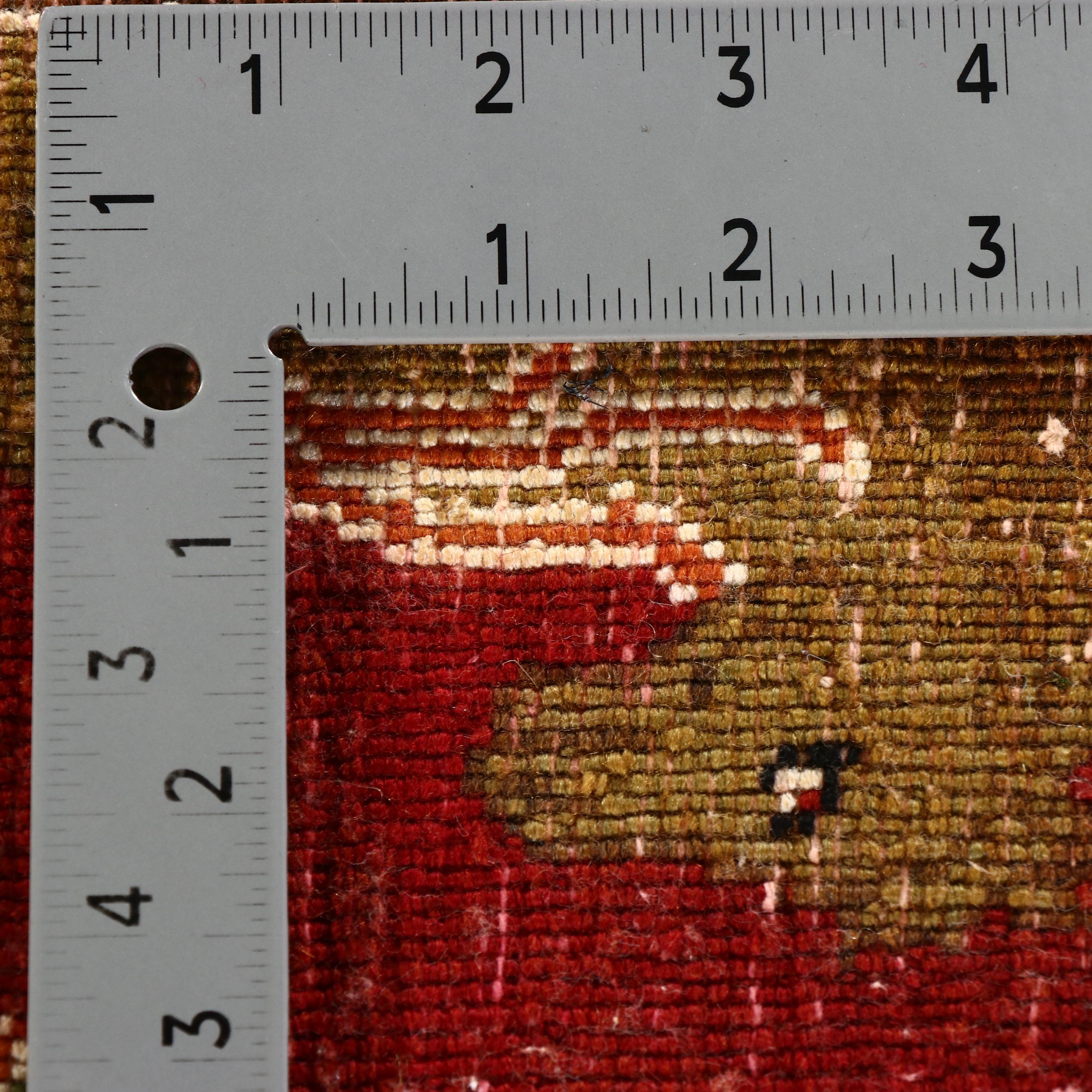 2' x 2'4 Hand-Knotted Persian Qashqai Accent Rug