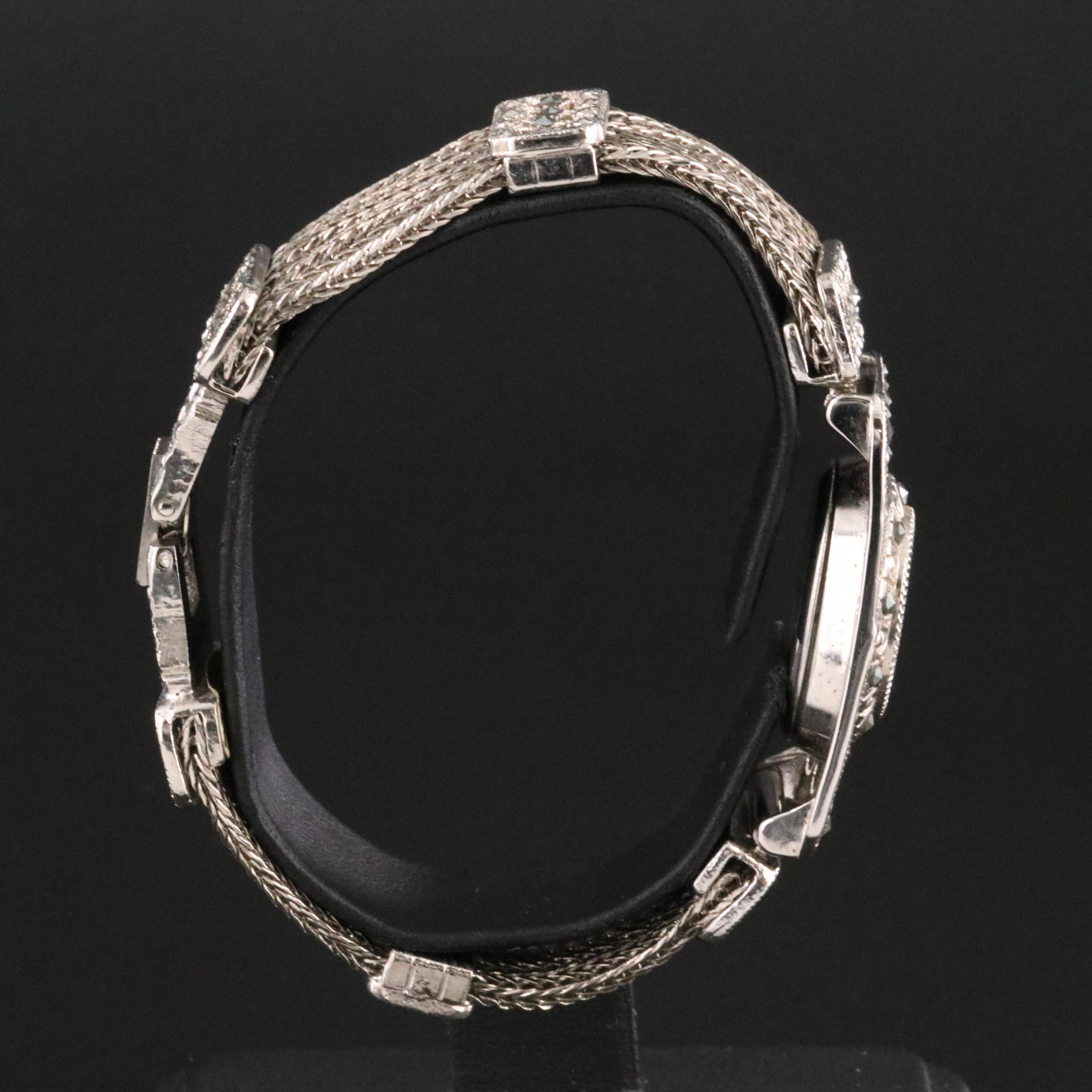 Gloria Vanderbilt Marcasite Quartz Watch