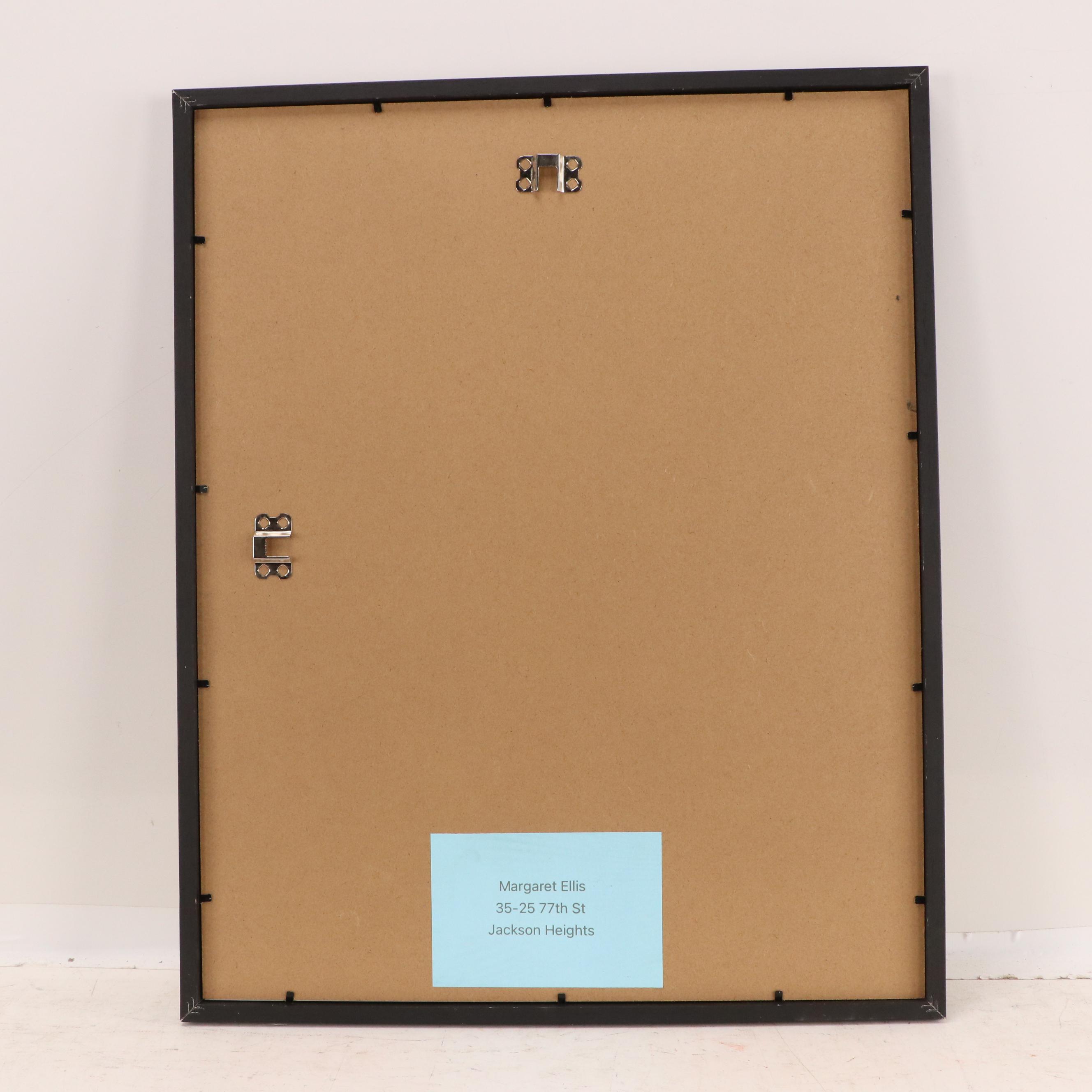 Margaret Ellis Portrait Watercolor Painting of Nude Figure