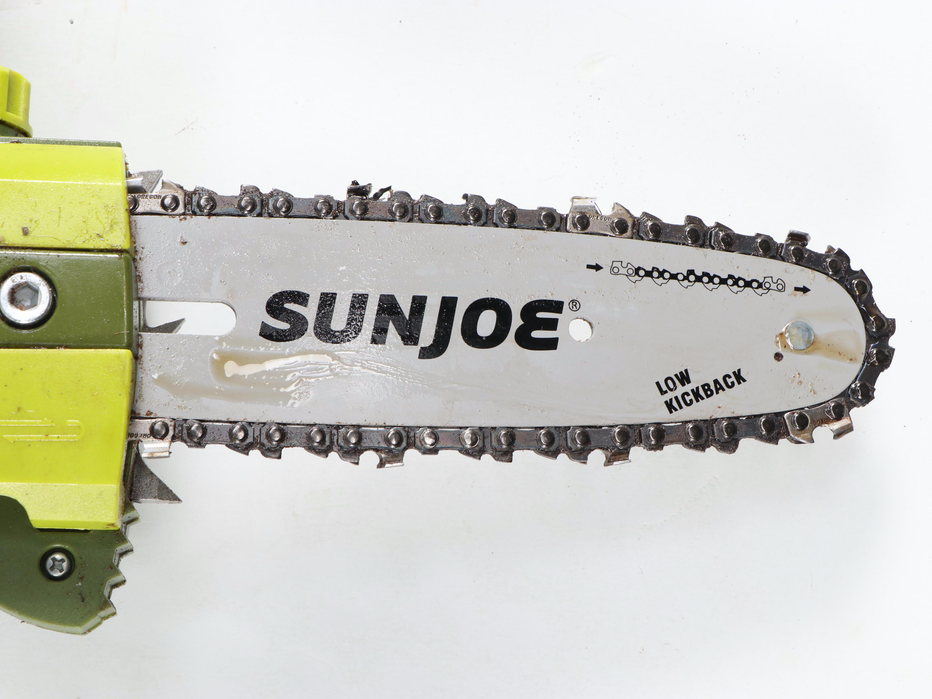 Sunjoe Electric Pole Chainsaw and String Trimmer & Black+Decker Alligator Lopper