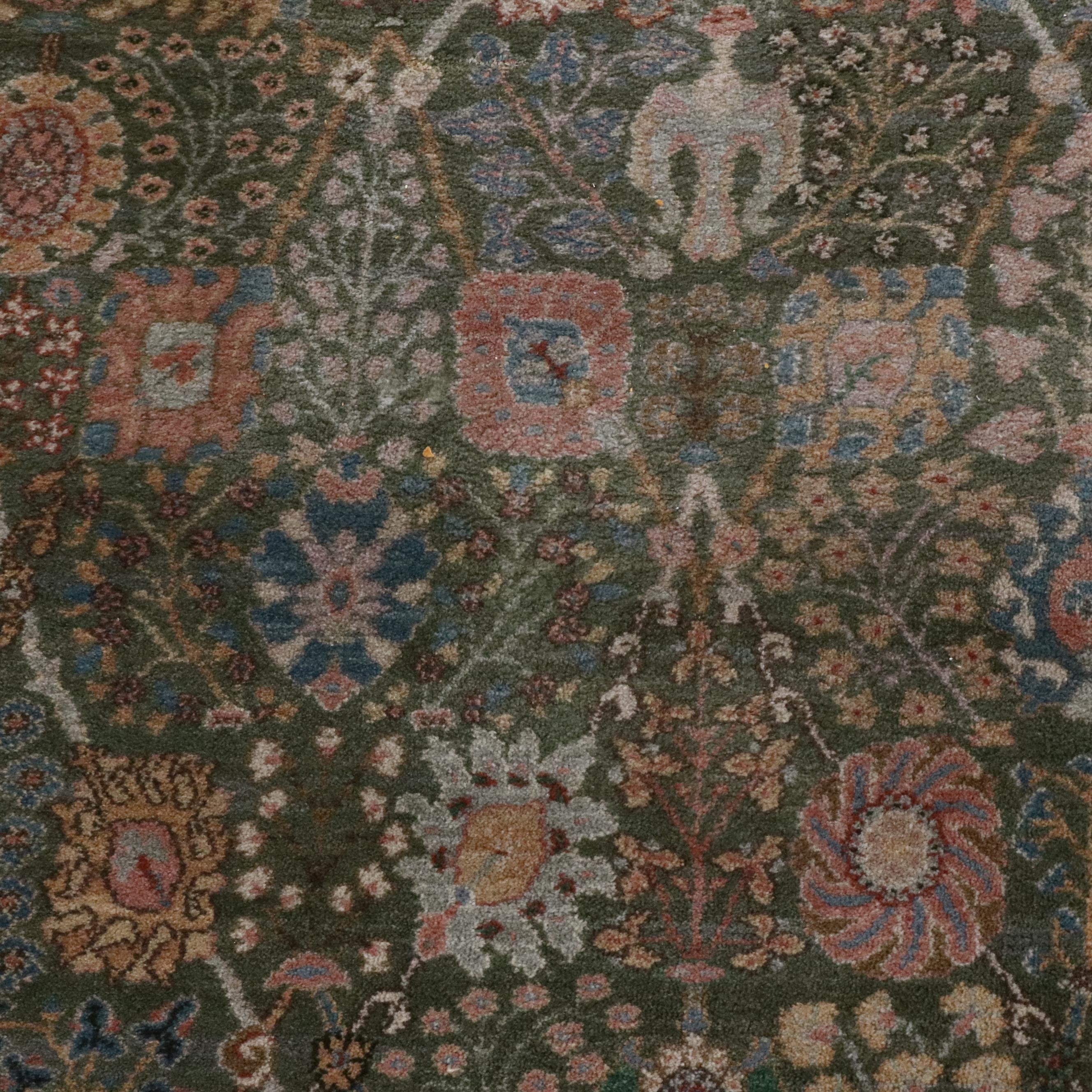 8'7 x 12'11 Machine Made Karastan "Green Persian Garden" Room Sized Rug