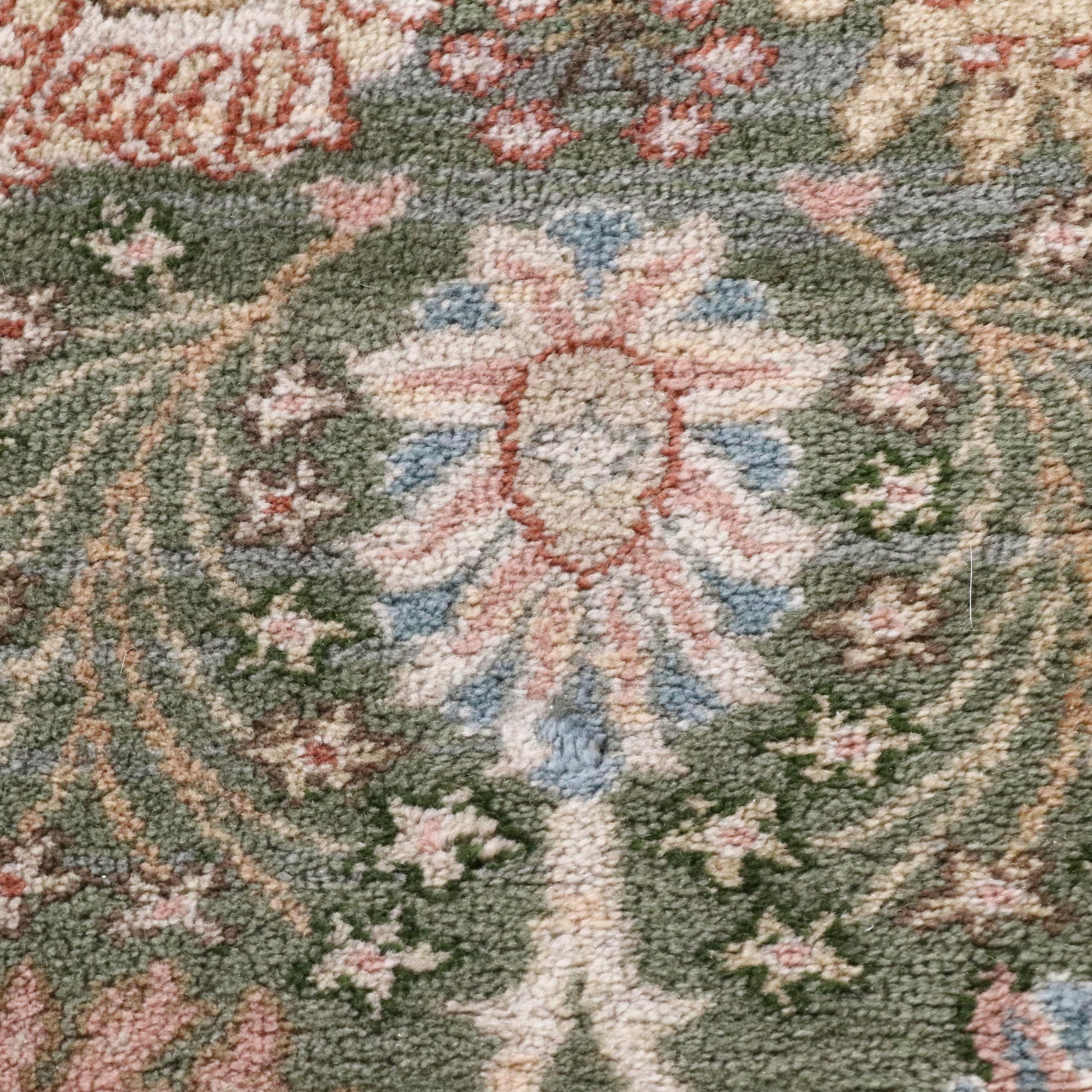 8'7 x 12'11 Machine Made Karastan "Green Persian Garden" Room Sized Rug