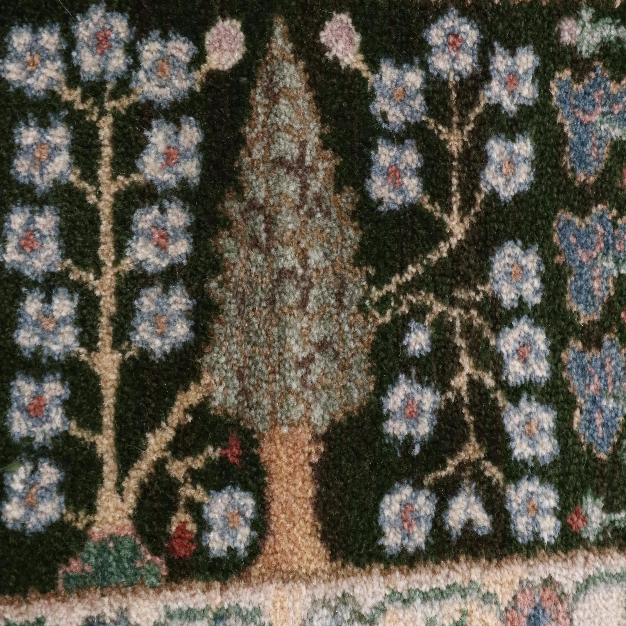 8'7 x 12'11 Machine Made Karastan "Green Persian Garden" Room Sized Rug