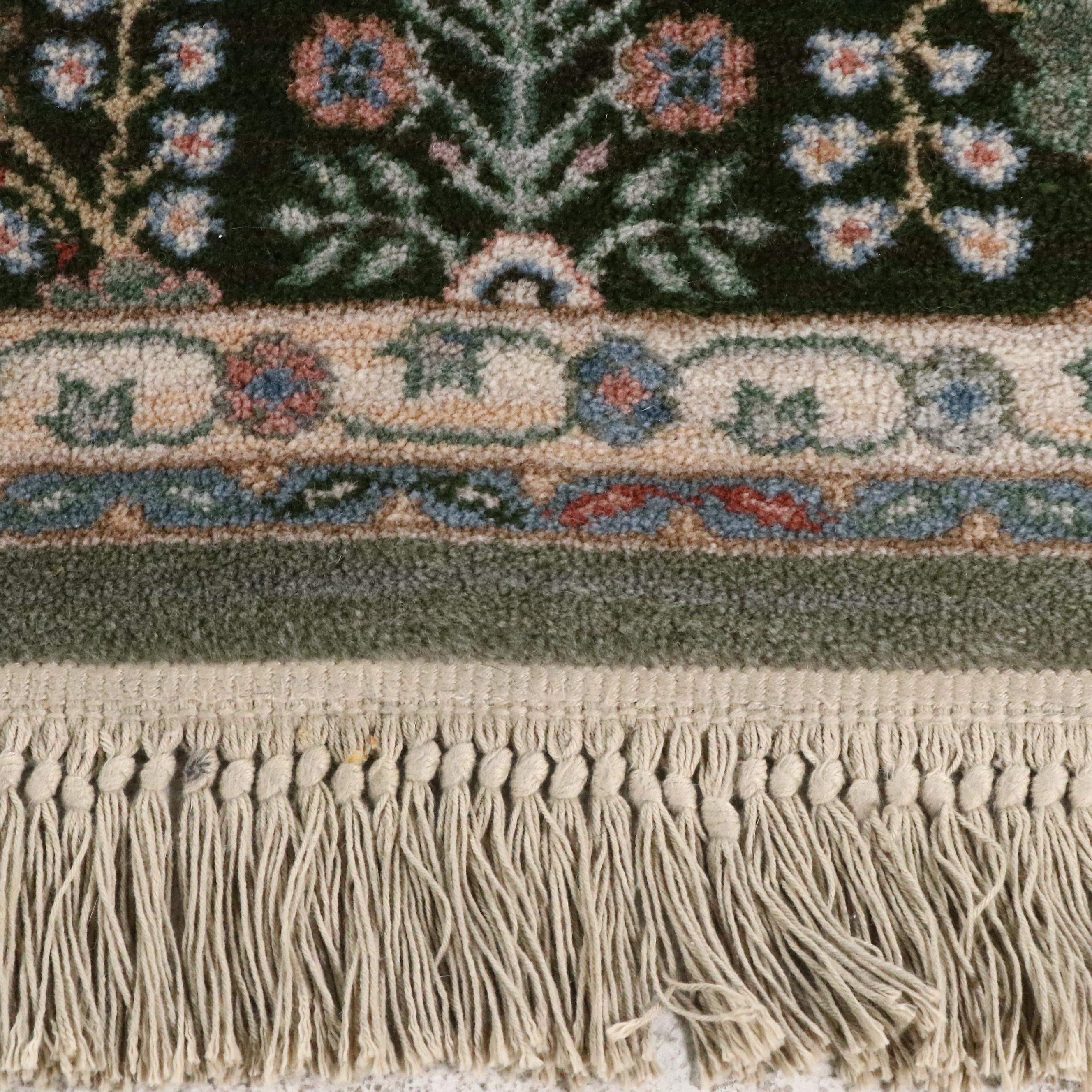 8'7 x 12'11 Machine Made Karastan "Green Persian Garden" Room Sized Rug