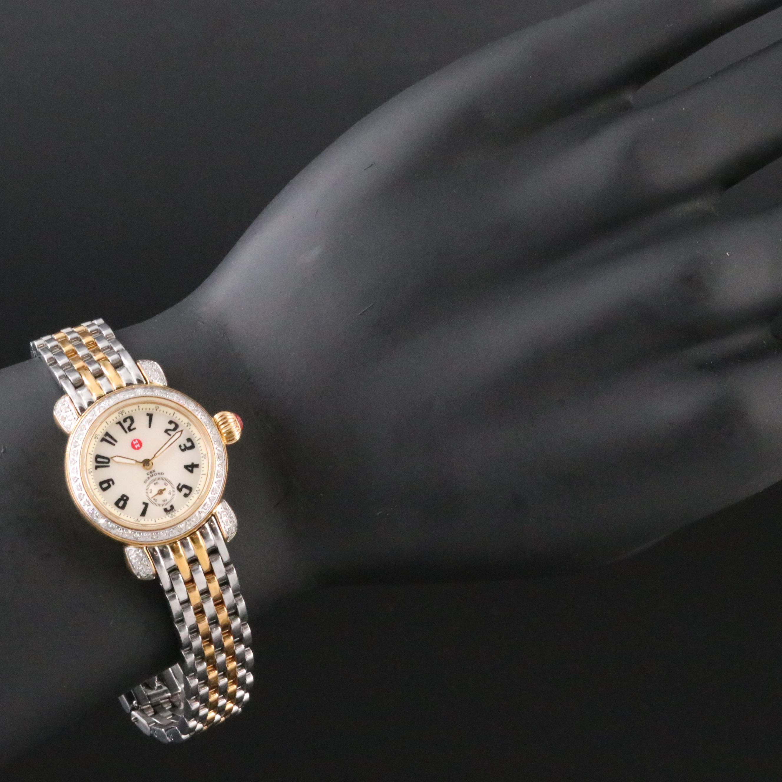 Michele CSX Diamond Quartz Watch