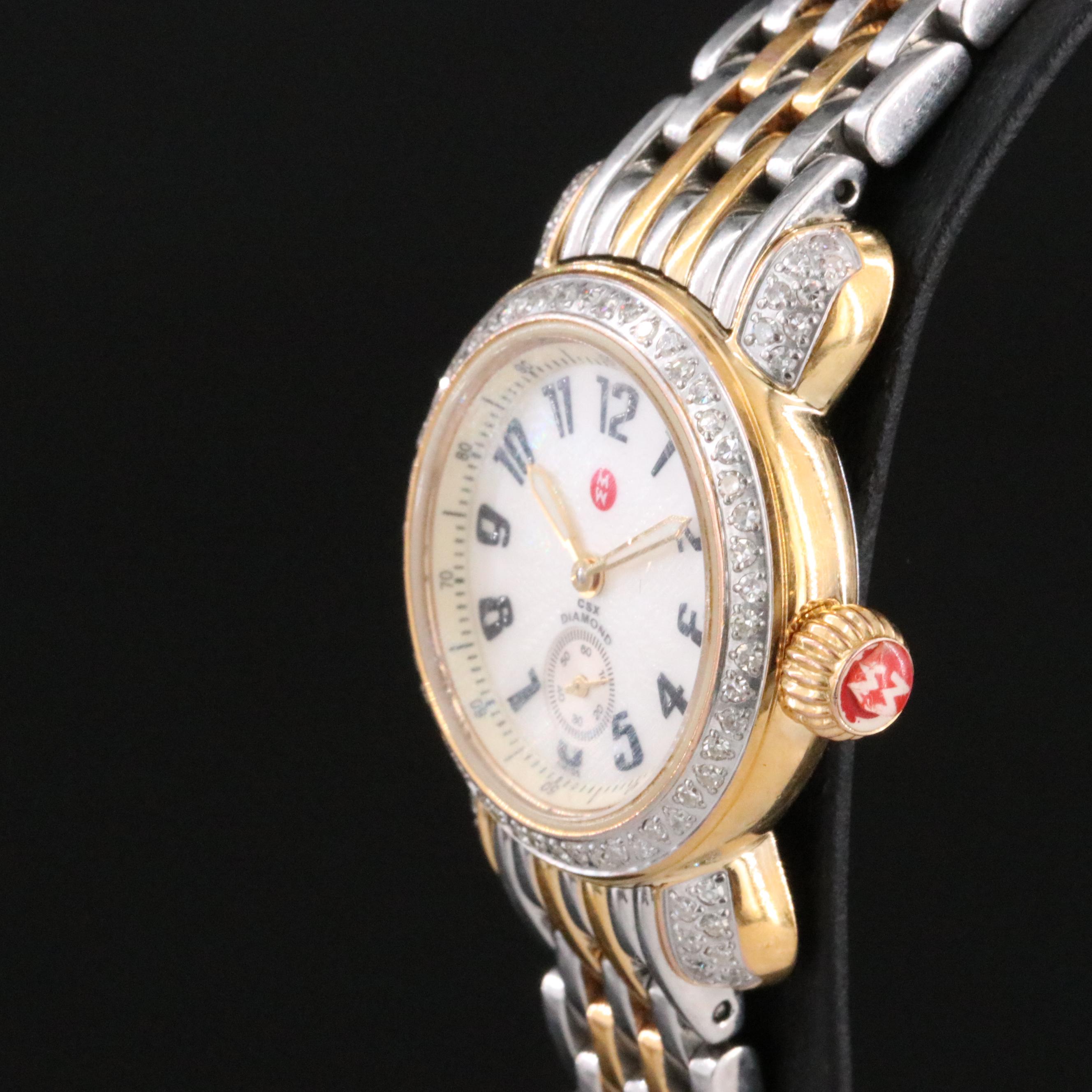 Michele CSX Diamond Quartz Watch