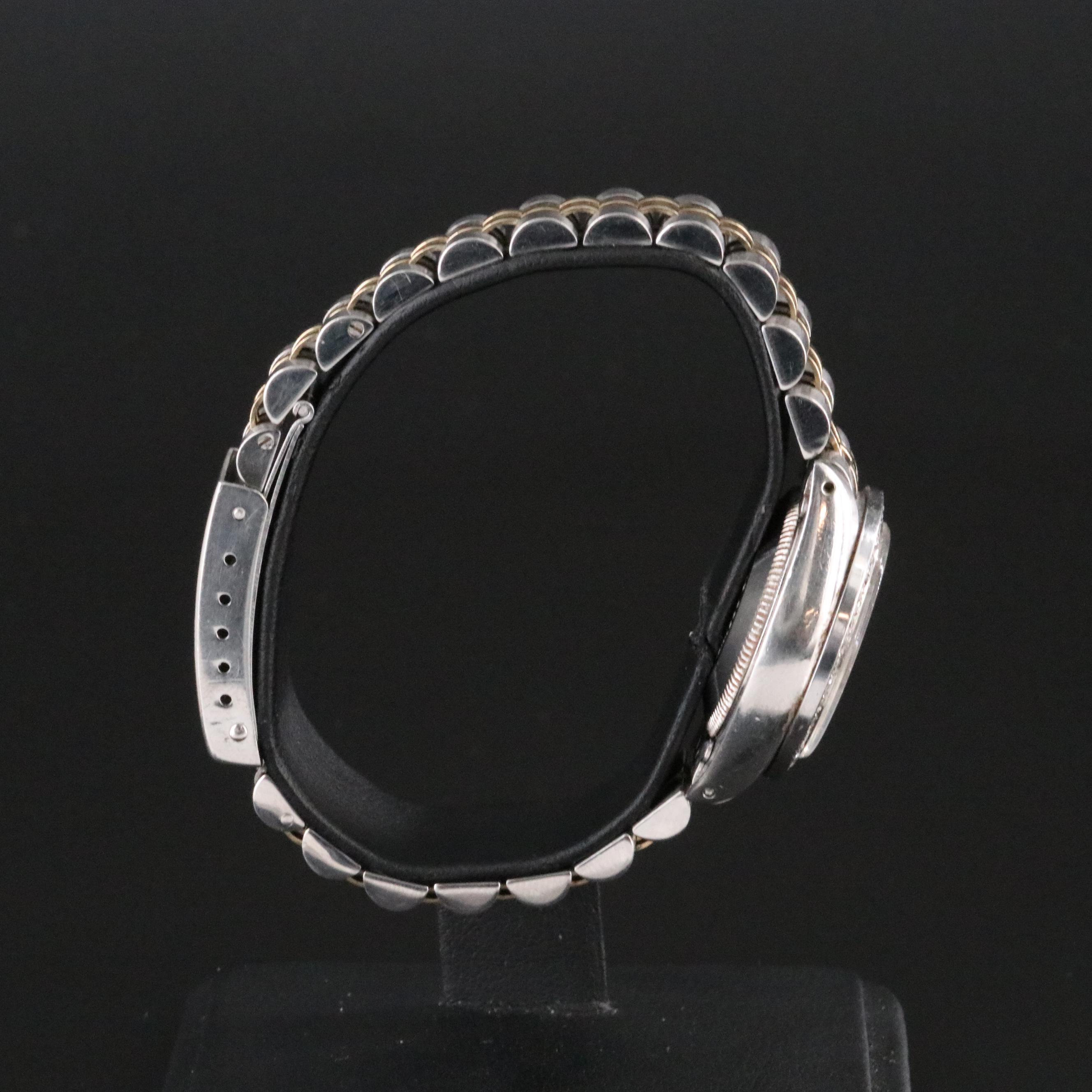 1979 Rolex Custom Diamond Mother-of-Pearl Dial and Bezel Datejust Watch