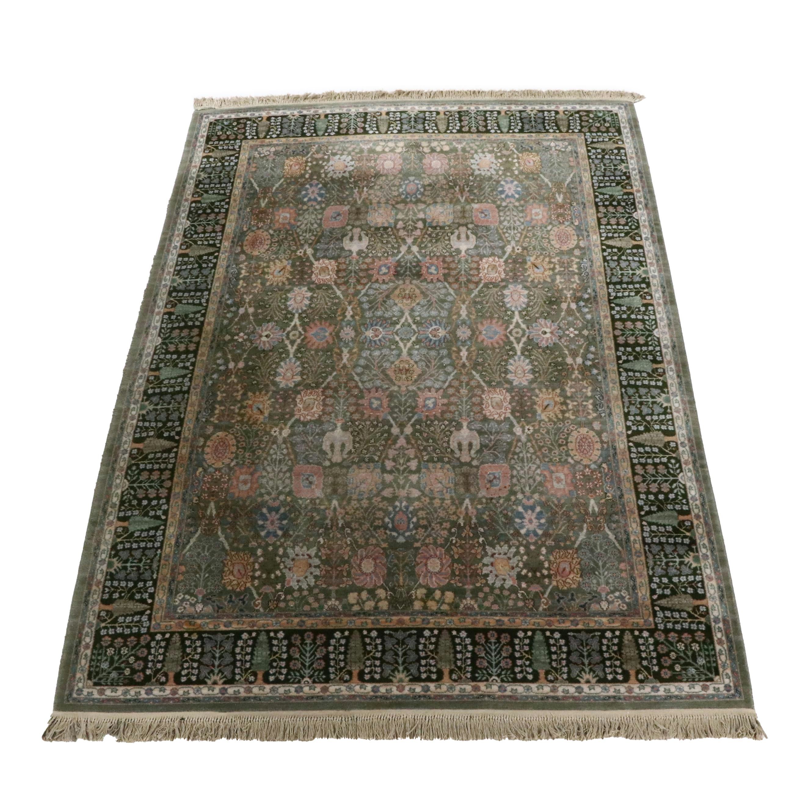 8'7 x 12'11 Machine Made Karastan "Green Persian Garden" Room Sized Rug