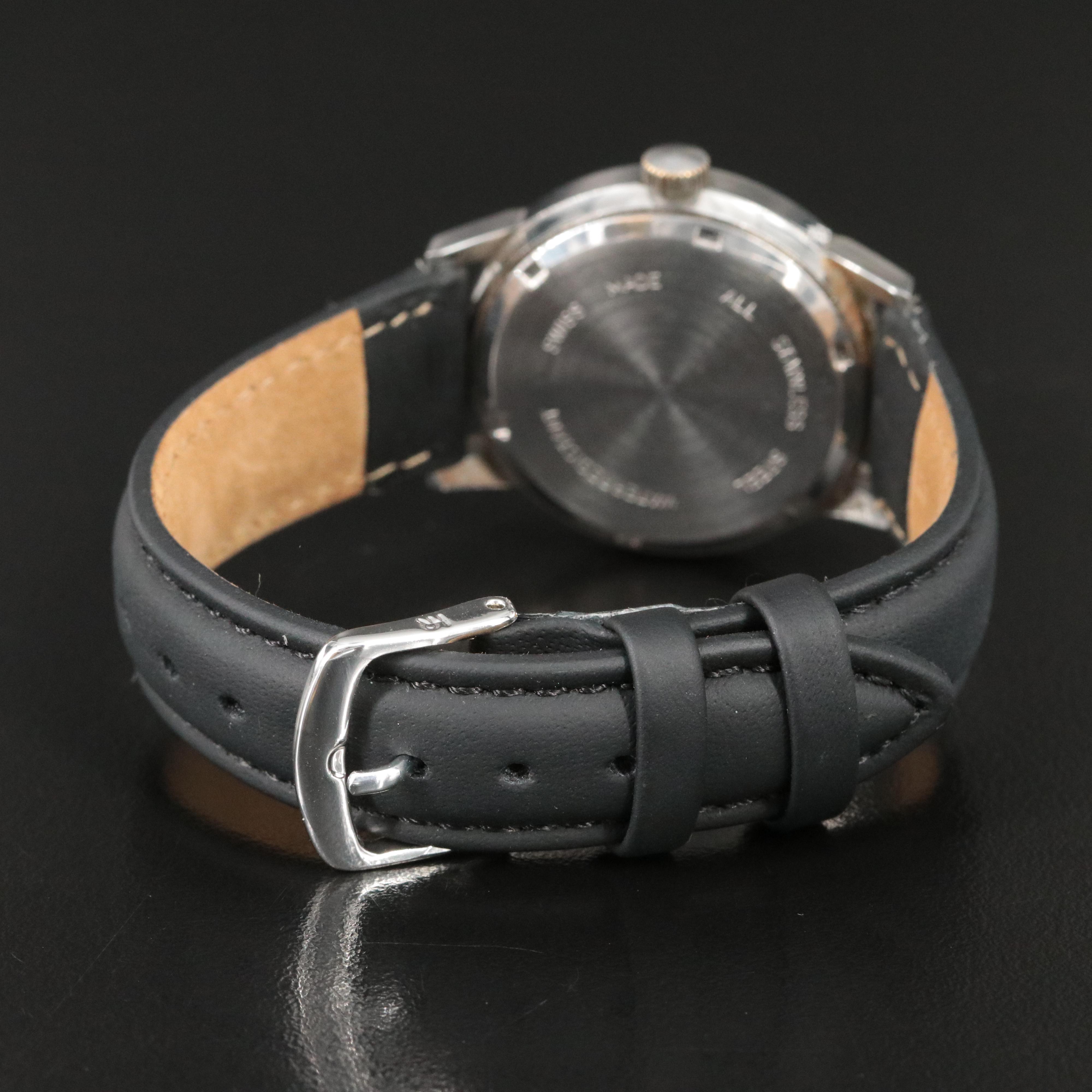 Stainless Steel Kaltron Stem Wind Watch