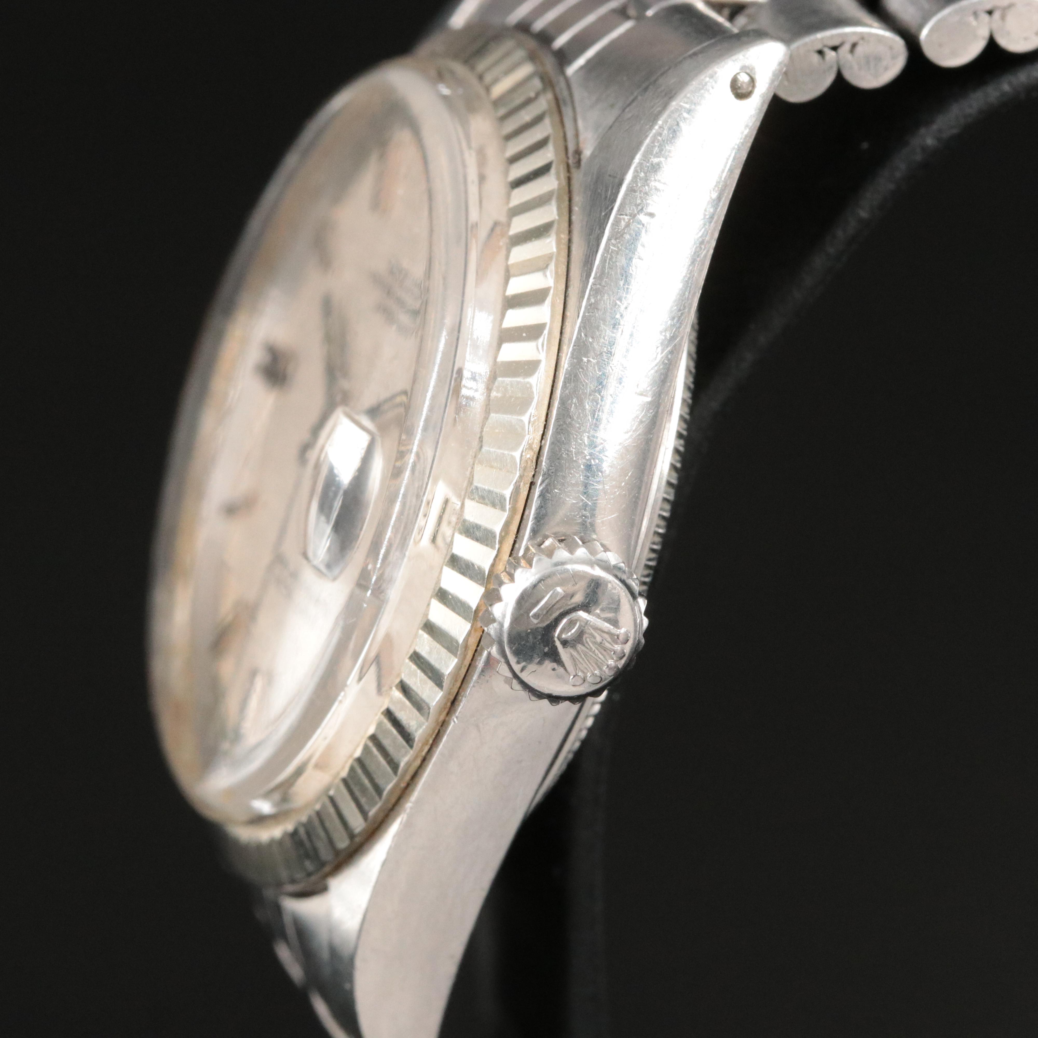 1970 Rolex Pie Pan Dial Datejust Watch