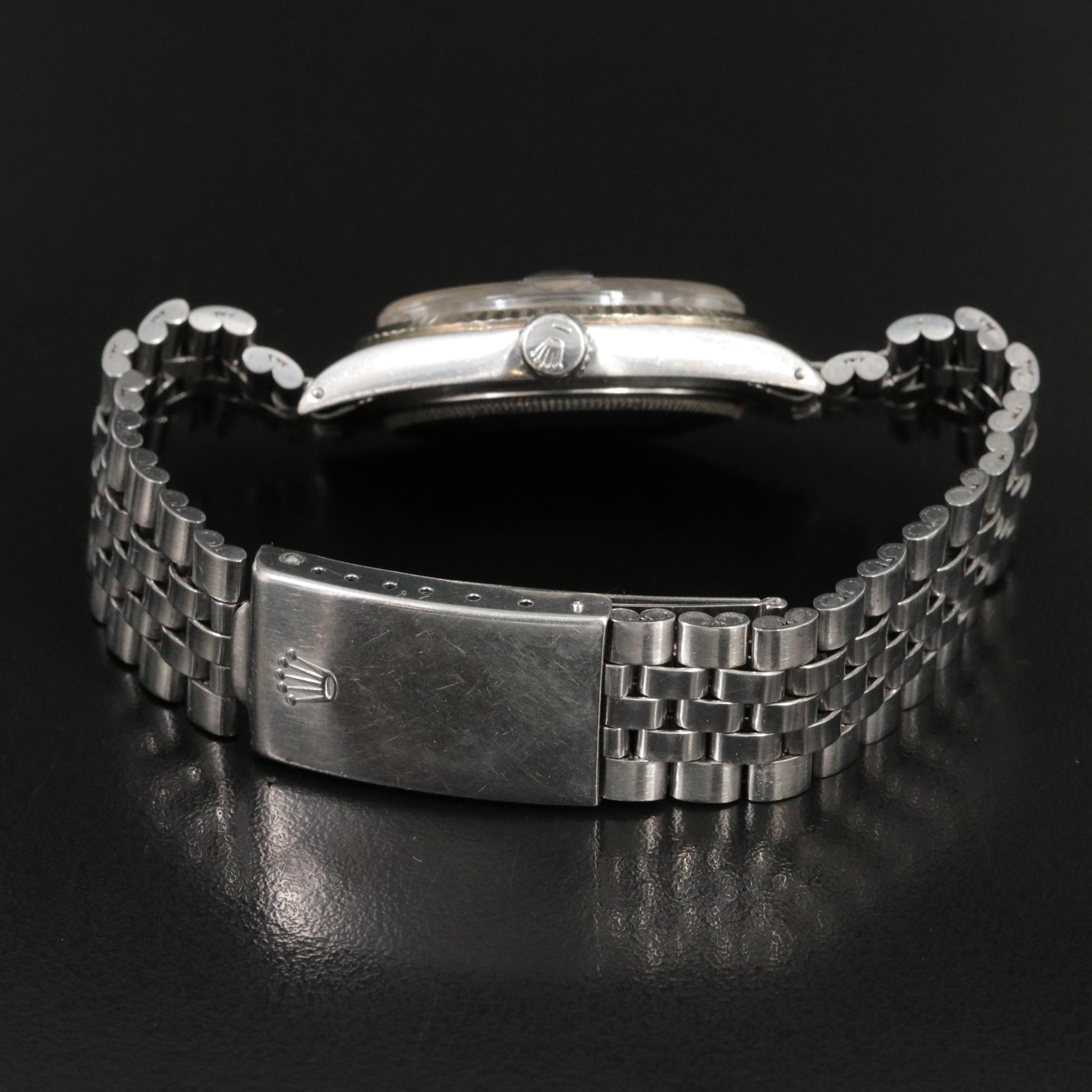 1970 Rolex Pie Pan Dial Datejust Watch