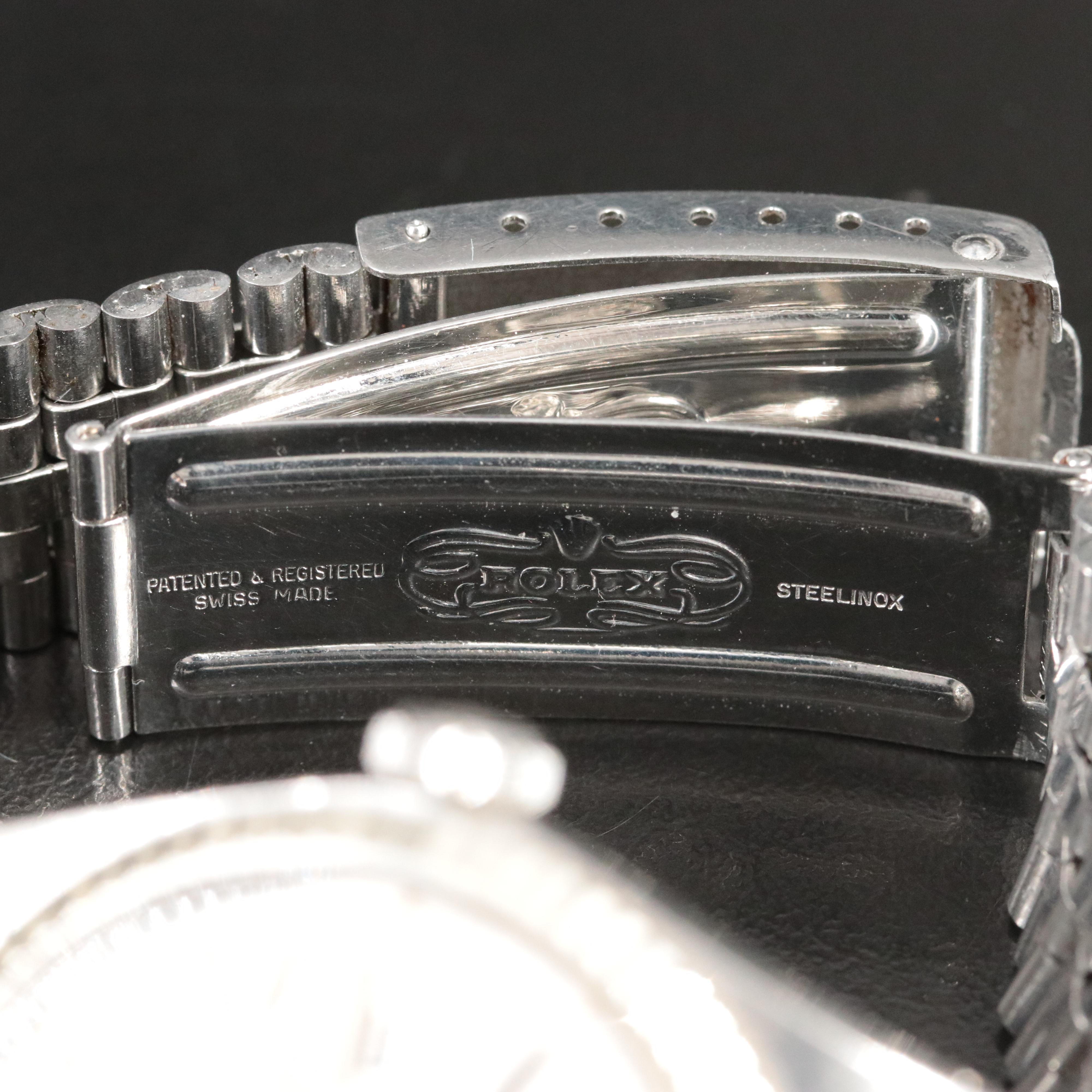 1970 Rolex Pie Pan Dial Datejust Watch