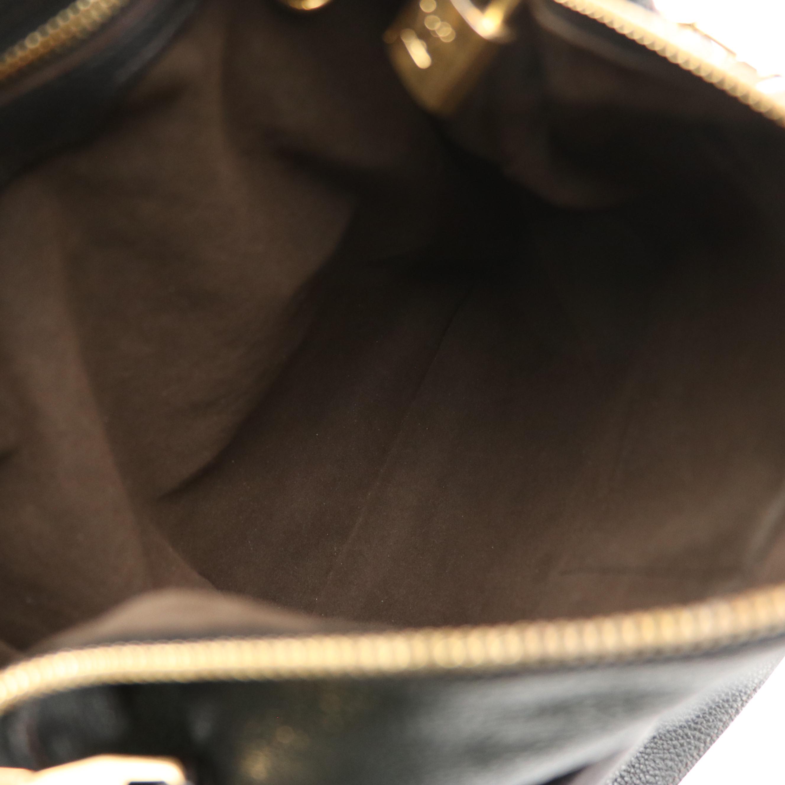 Louis Vuitton Selene PM Hobo Two-Way Bag in Monogram Mahina Leather