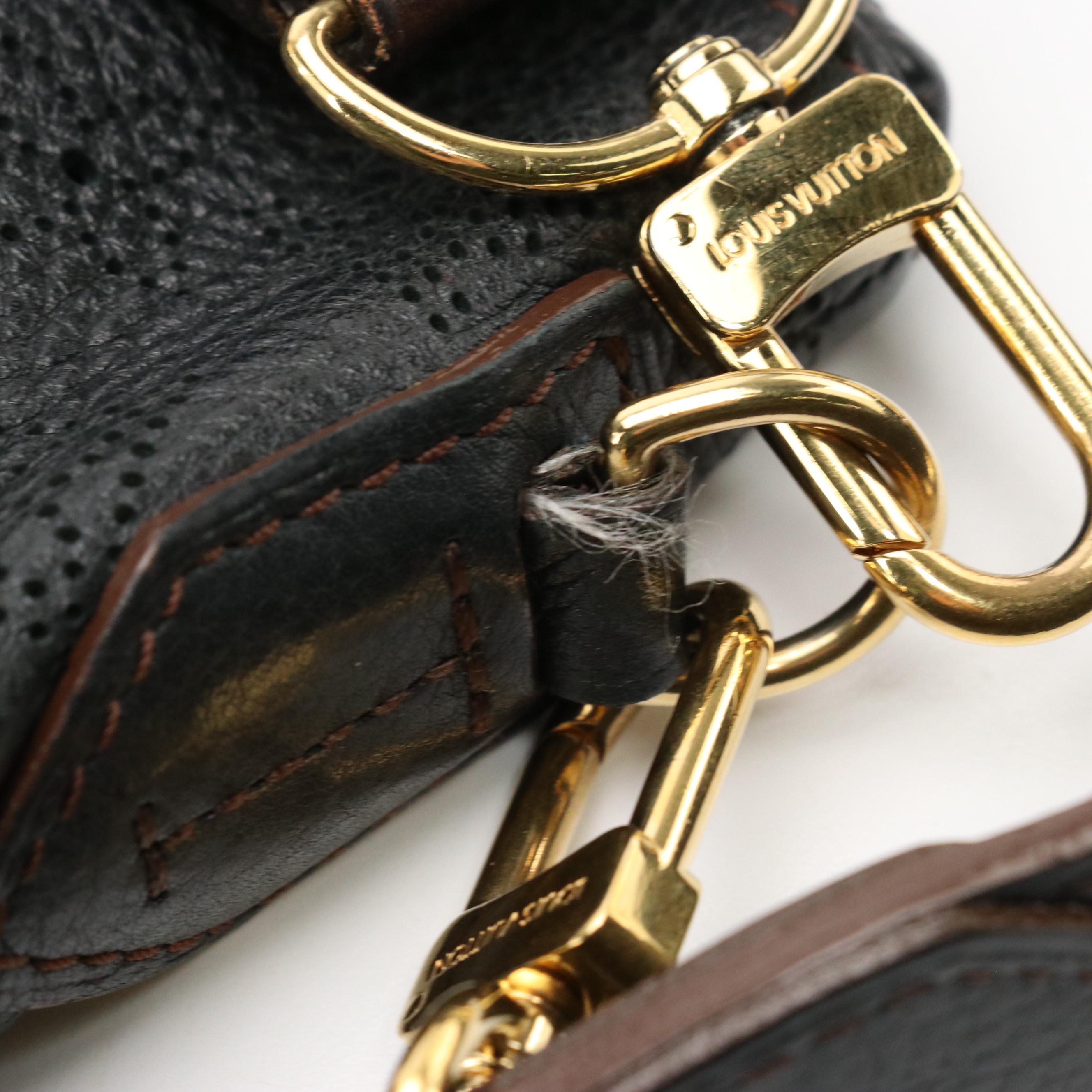 Louis Vuitton Selene PM Hobo Two-Way Bag in Monogram Mahina Leather