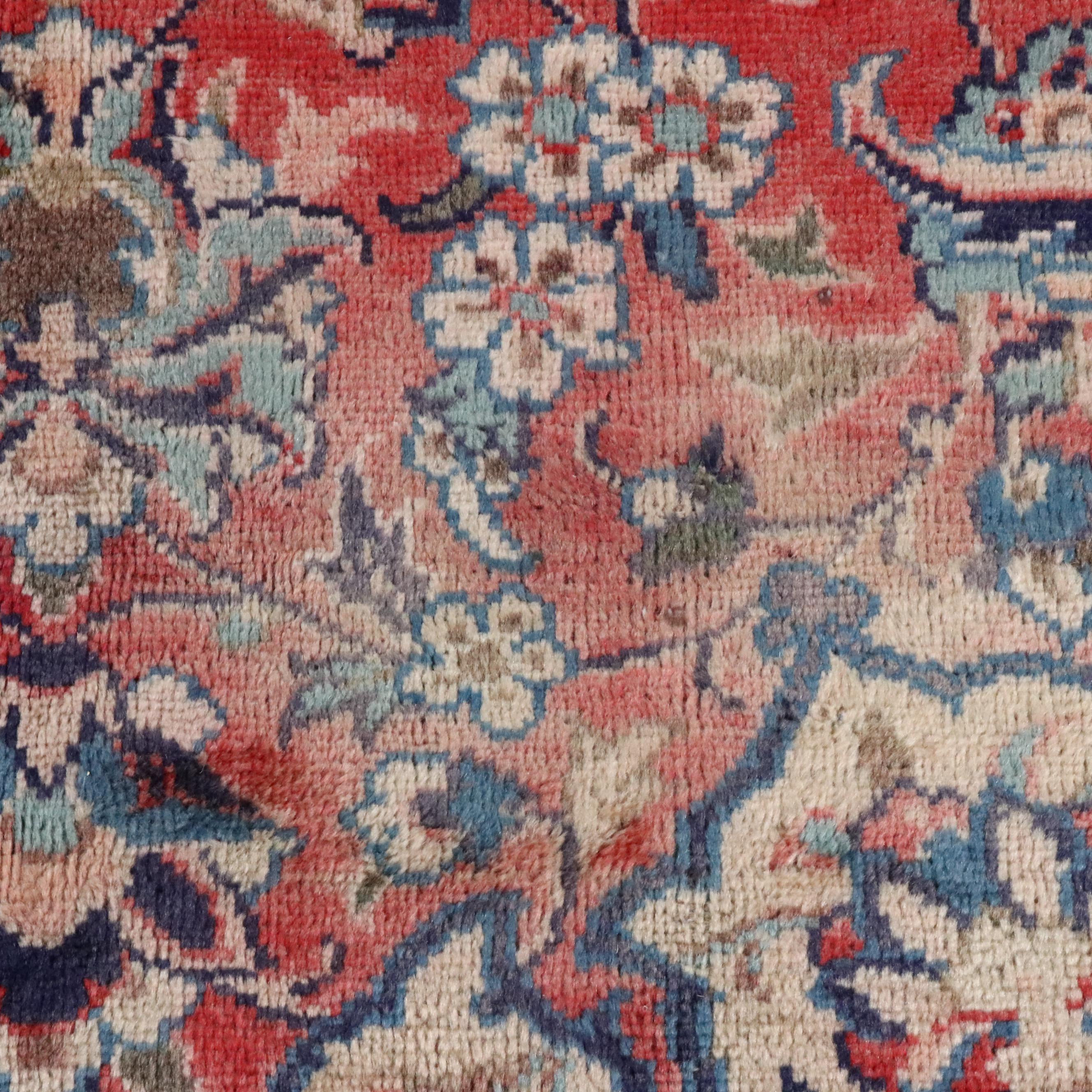 6'10 x 11'4 Hand-Knotted Persian Mashad Area Rug