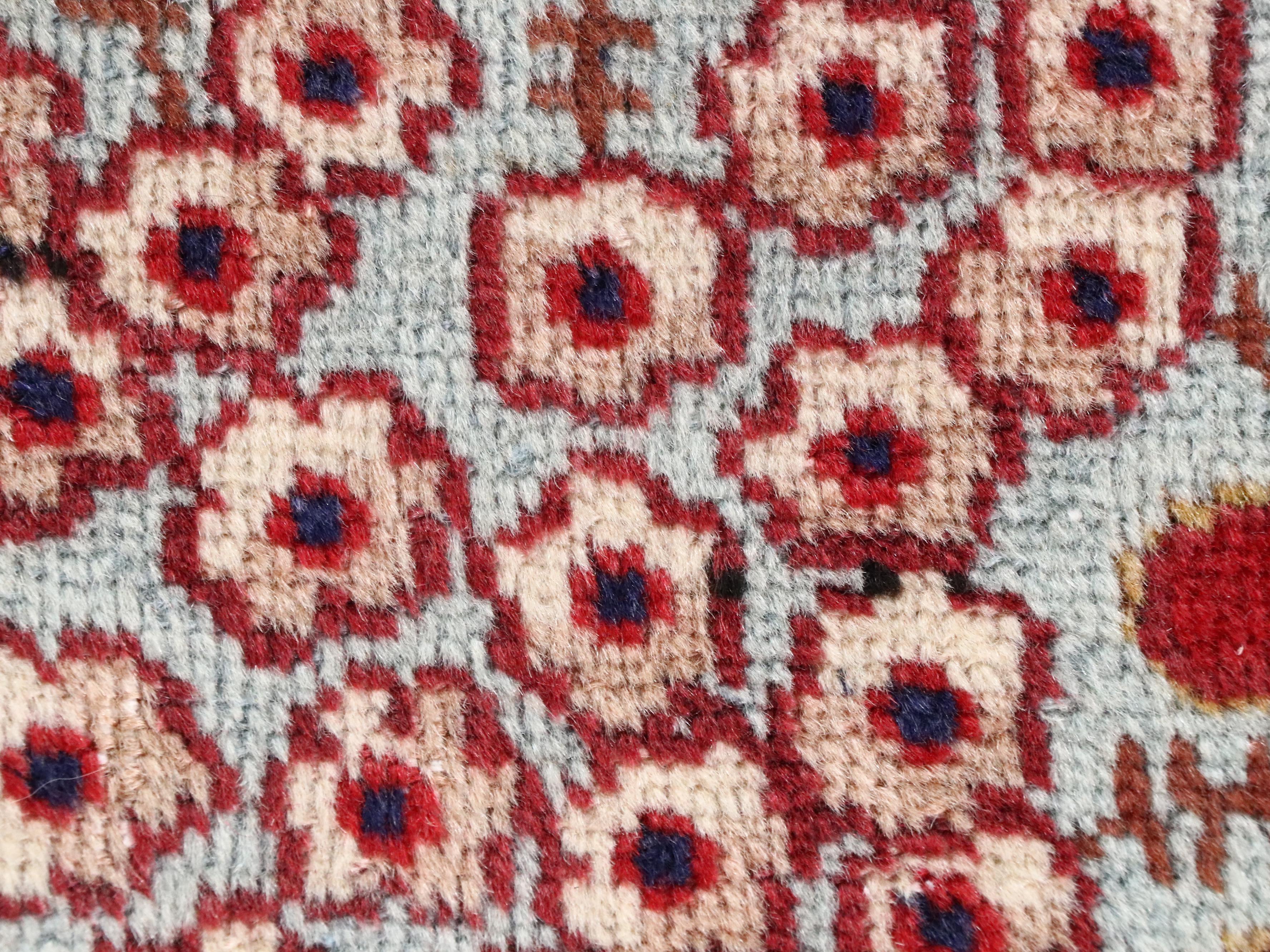 9'9 x 13'4 Hand-Knotted Persian Kashmar Room-Sized Rug