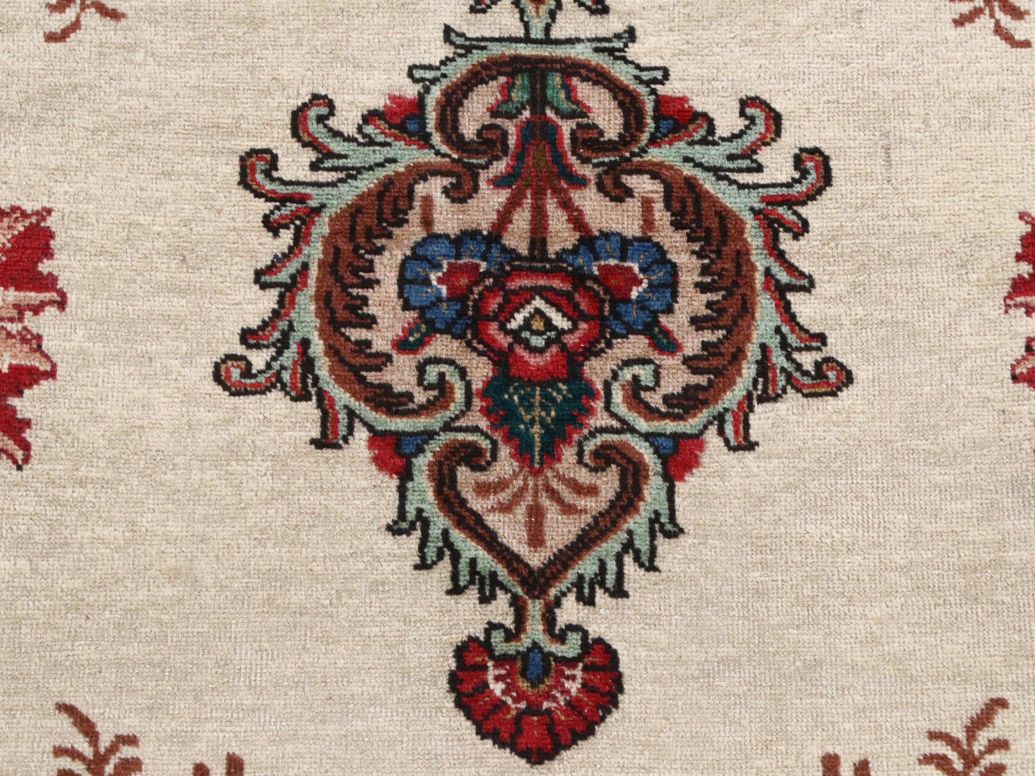 9'9 x 13'4 Hand-Knotted Persian Kashmar Room-Sized Rug