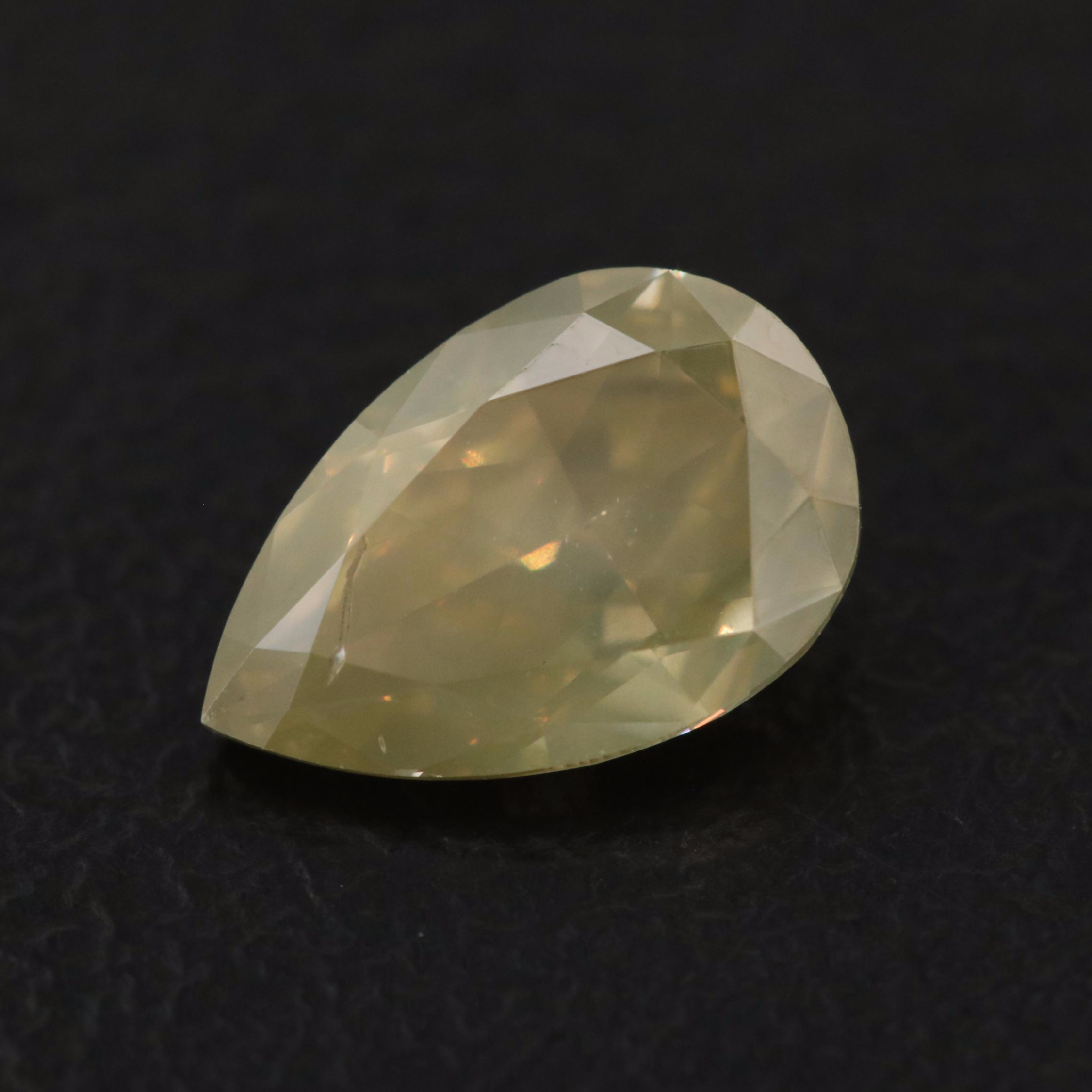 Loose 1.11 CT Fancy Green Diamond