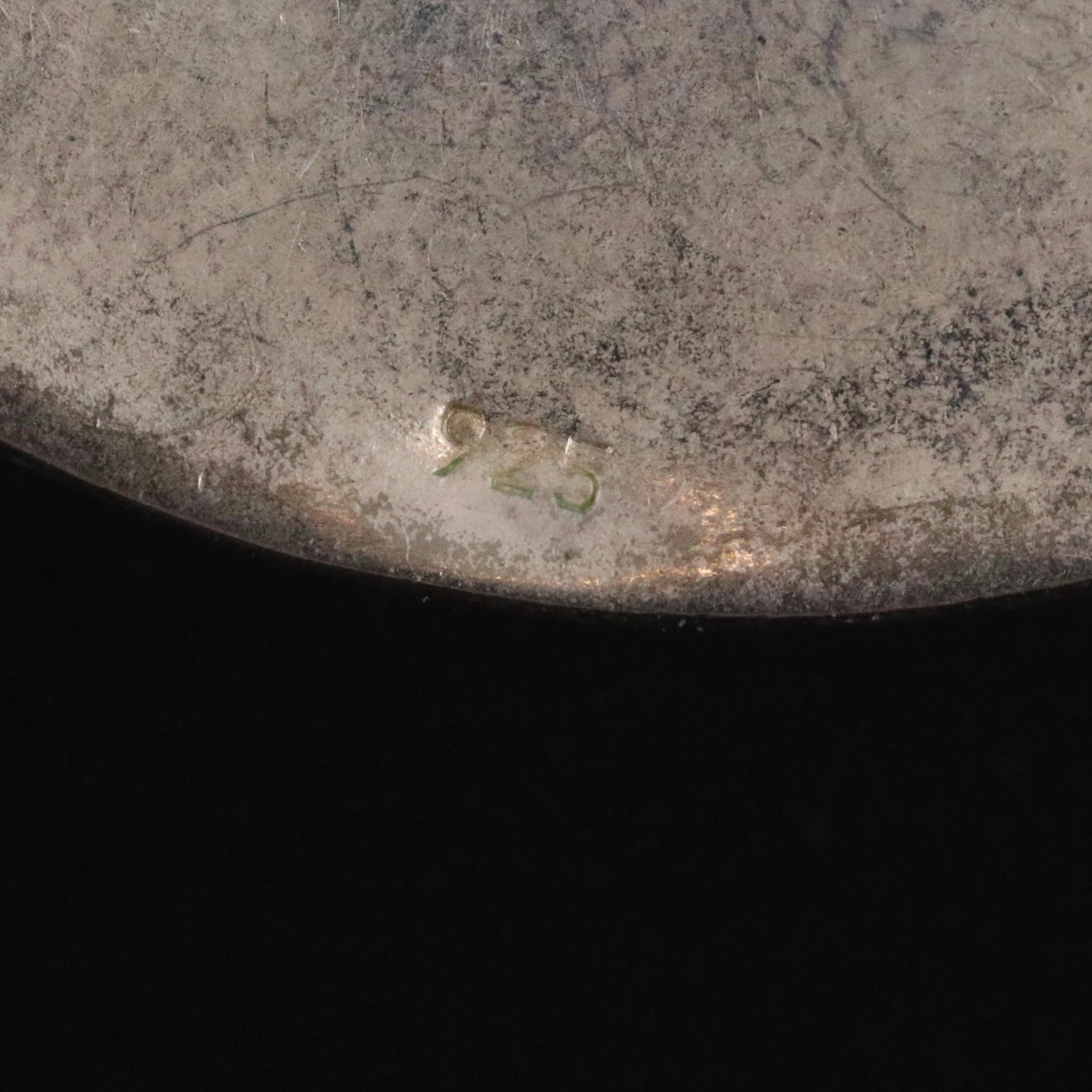 Sterling Enamel Zodiac and Aztec Calendar Pendant