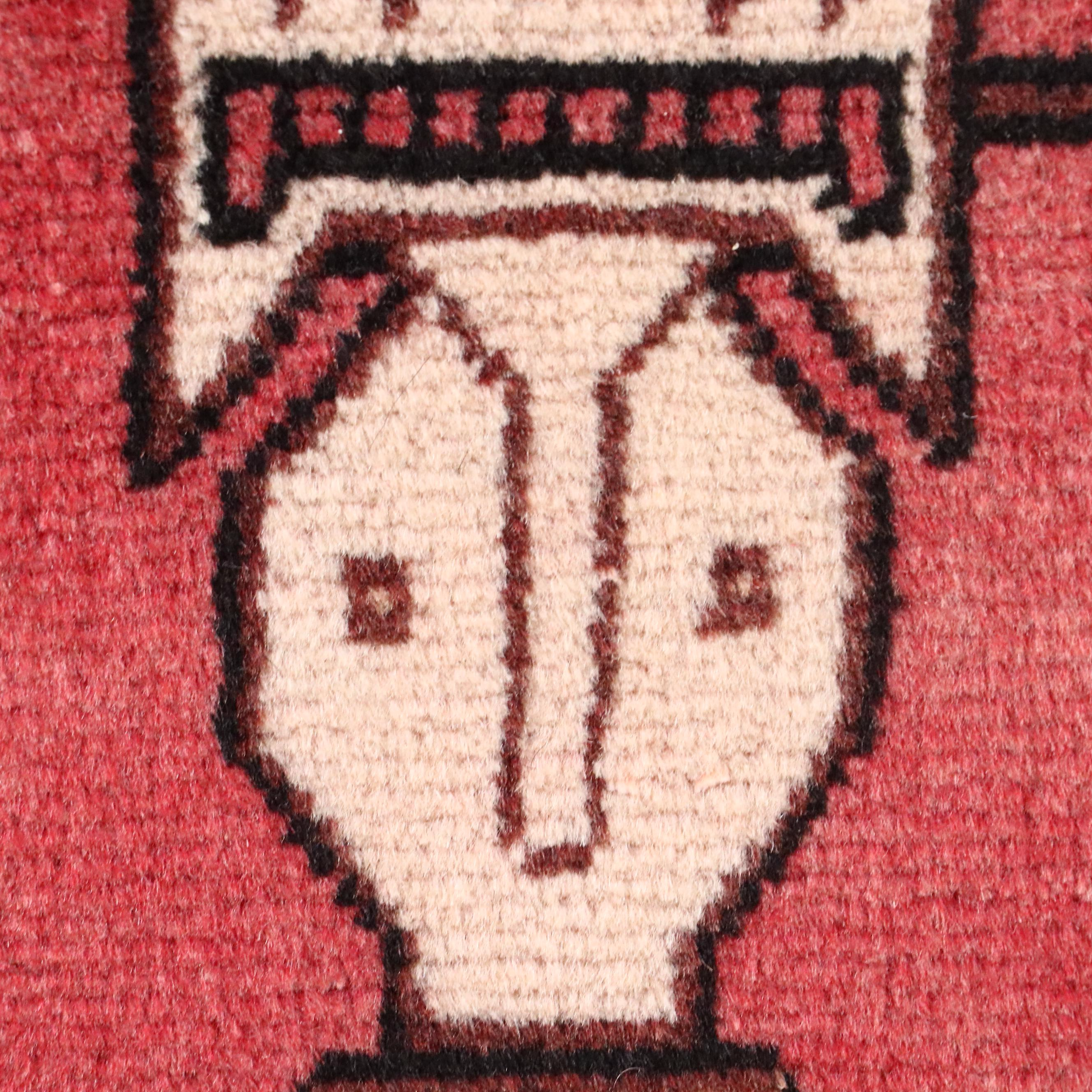 3'4 x 7'6 Hand-Knotted Persian Qashqai Carpet Runner