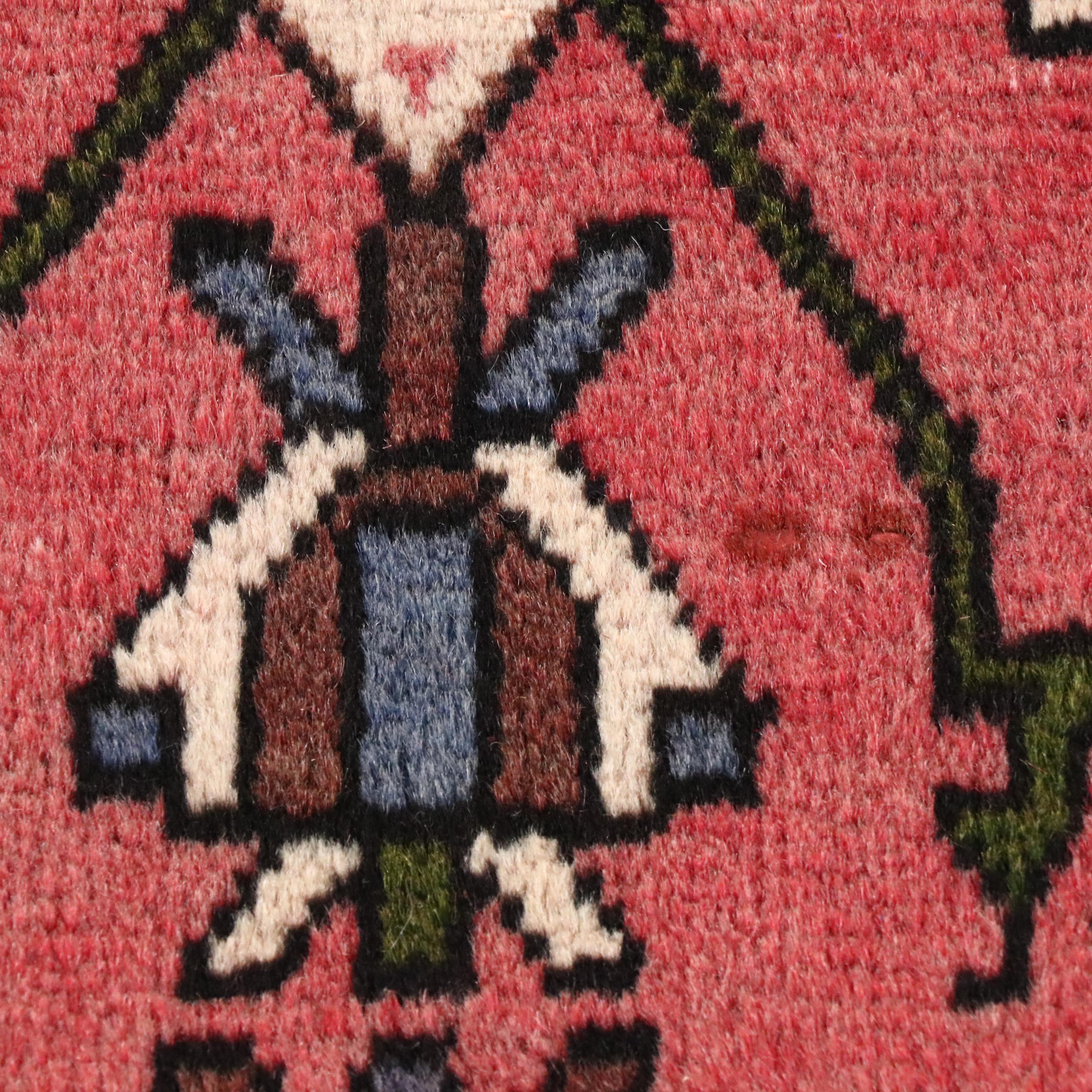 3'4 x 7'6 Hand-Knotted Persian Qashqai Carpet Runner