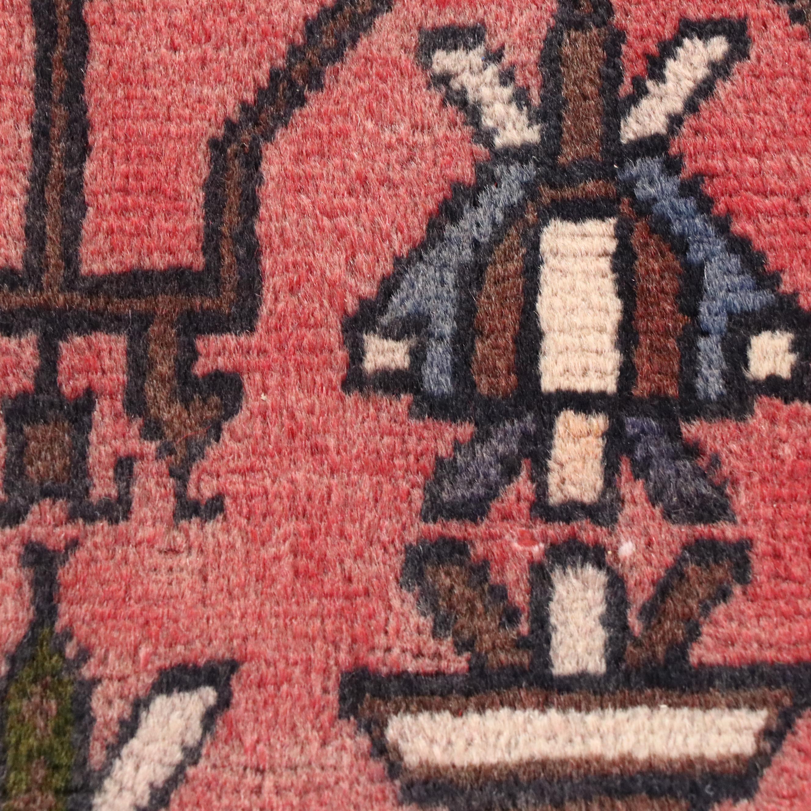 3'4 x 7'6 Hand-Knotted Persian Qashqai Carpet Runner