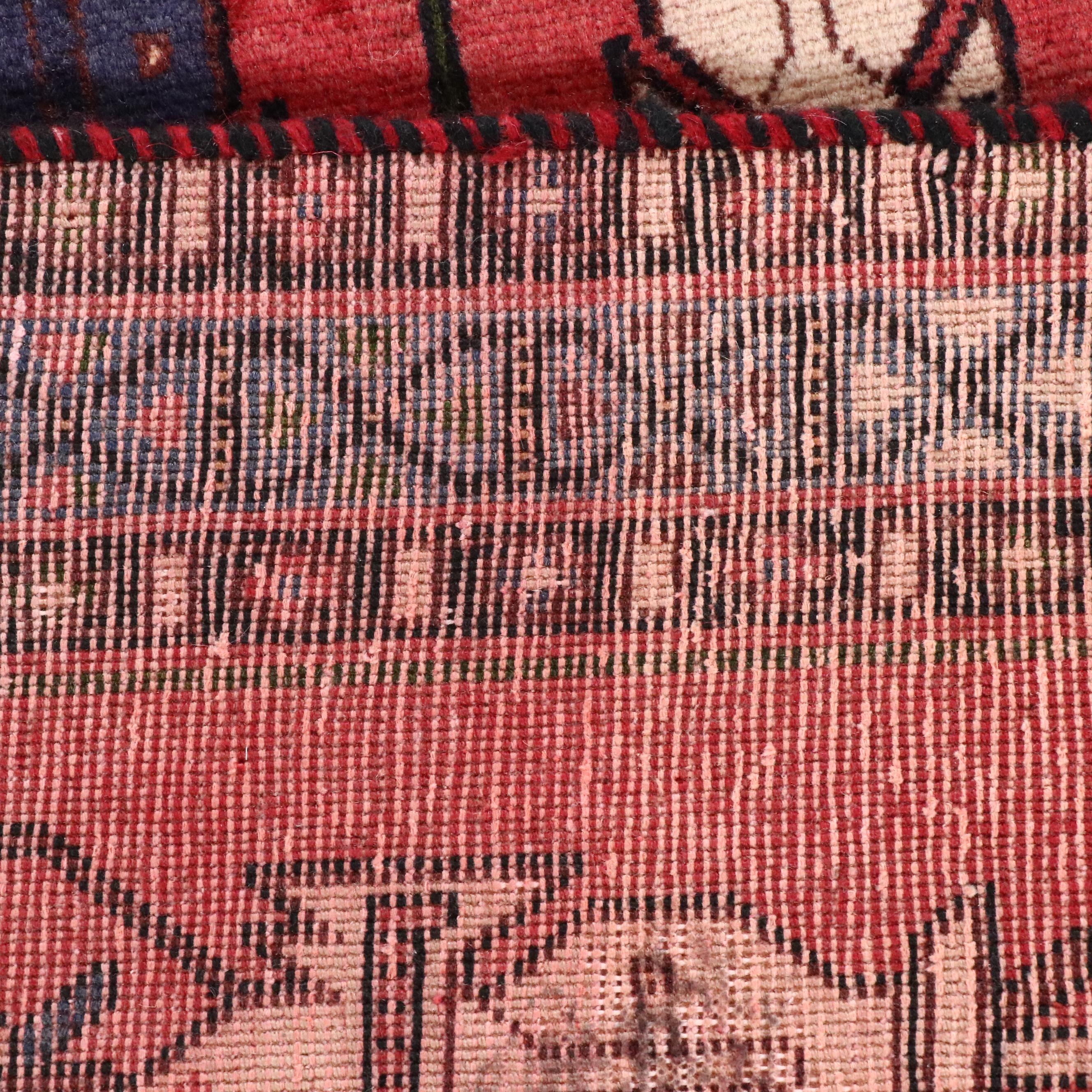 3'4 x 7'6 Hand-Knotted Persian Qashqai Carpet Runner