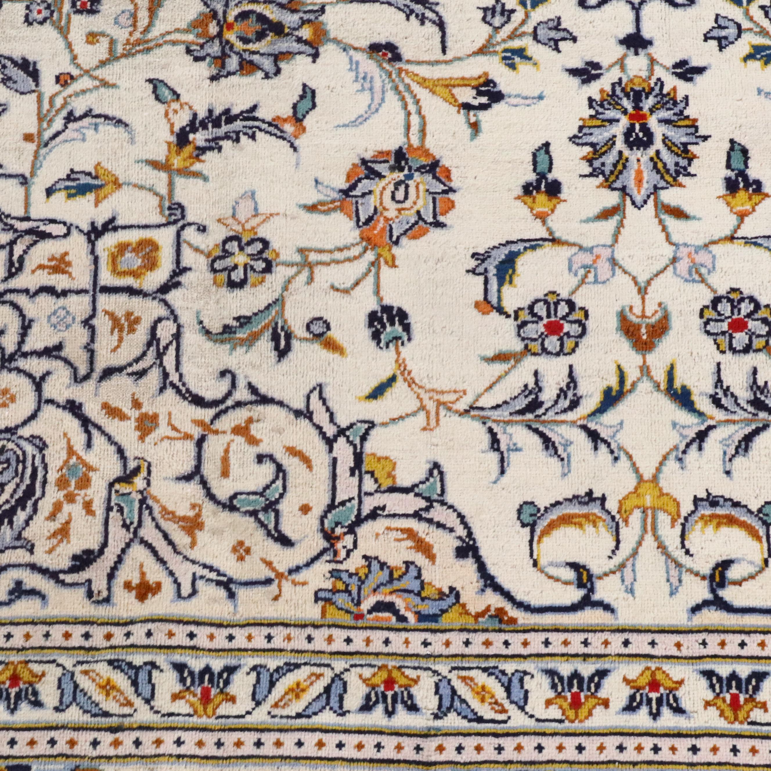 8'8 x 11'7 Hand-Knotted Persian Nain Area Rug