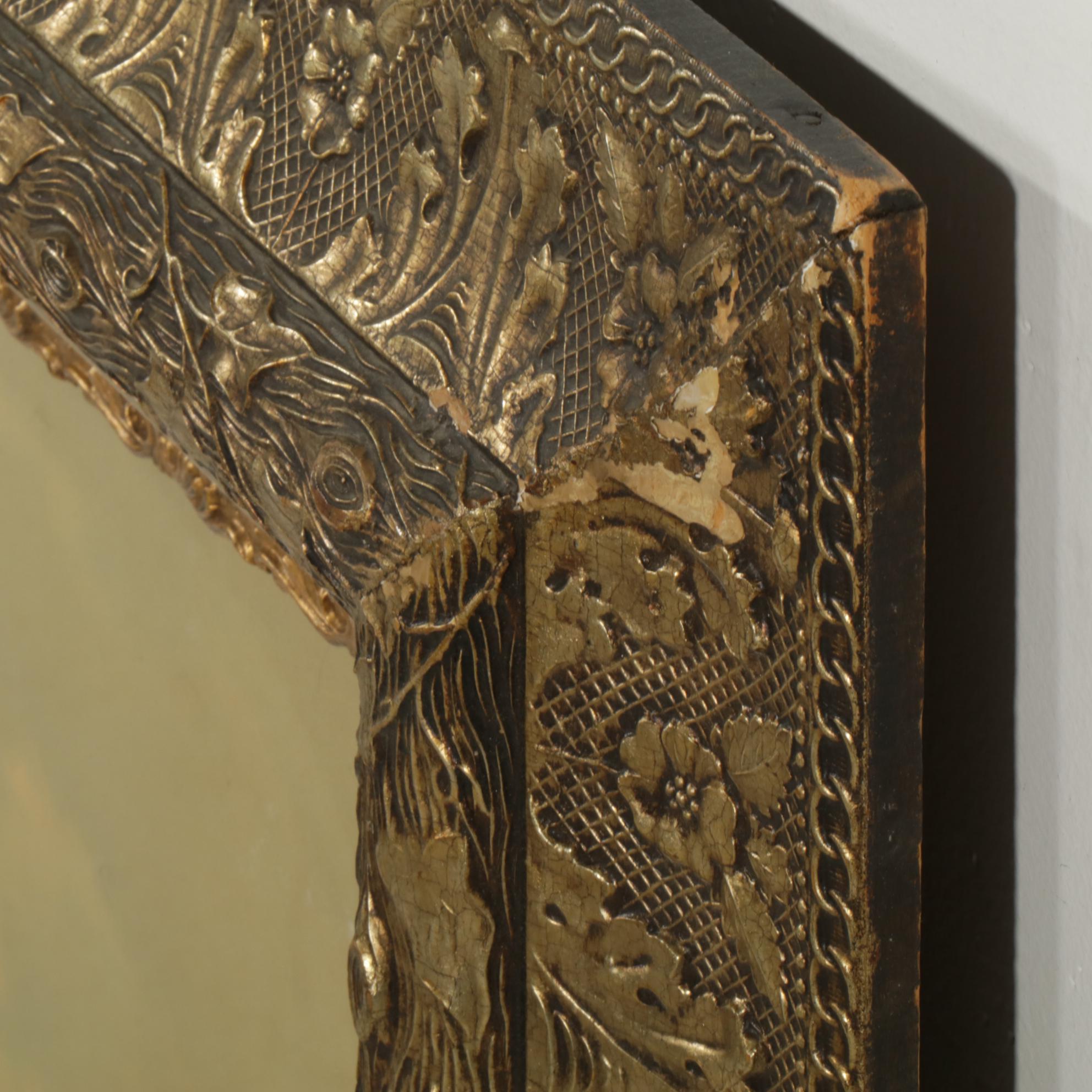 Riverside Landscape Color Lithograph, Early 20th Century