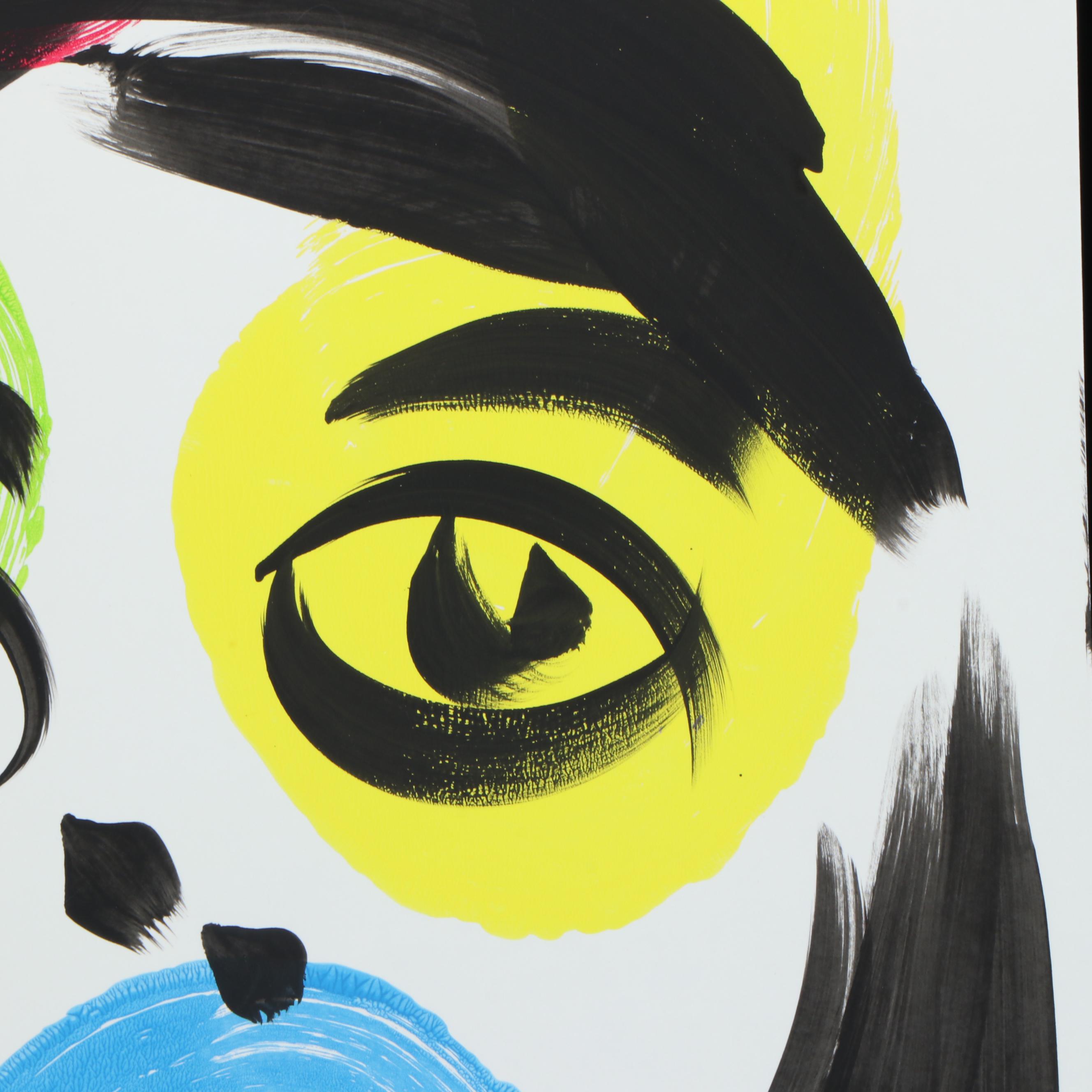 Peter Robert Keil Stylized Acrylic Portrait