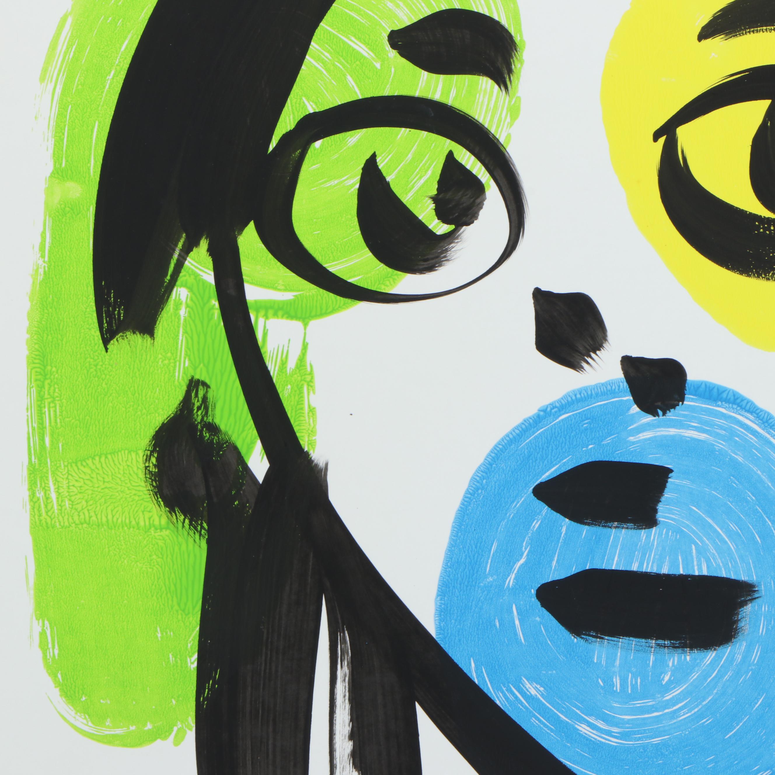 Peter Robert Keil Stylized Acrylic Portrait