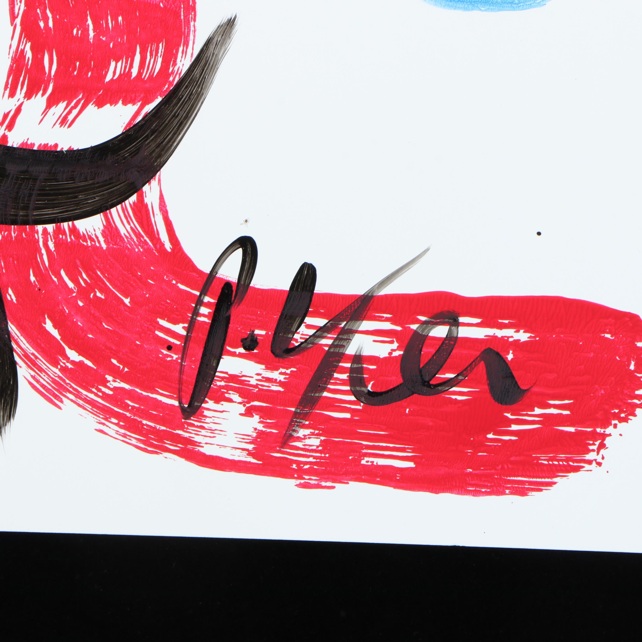 Peter Keil Abstract Acrylic Portrait