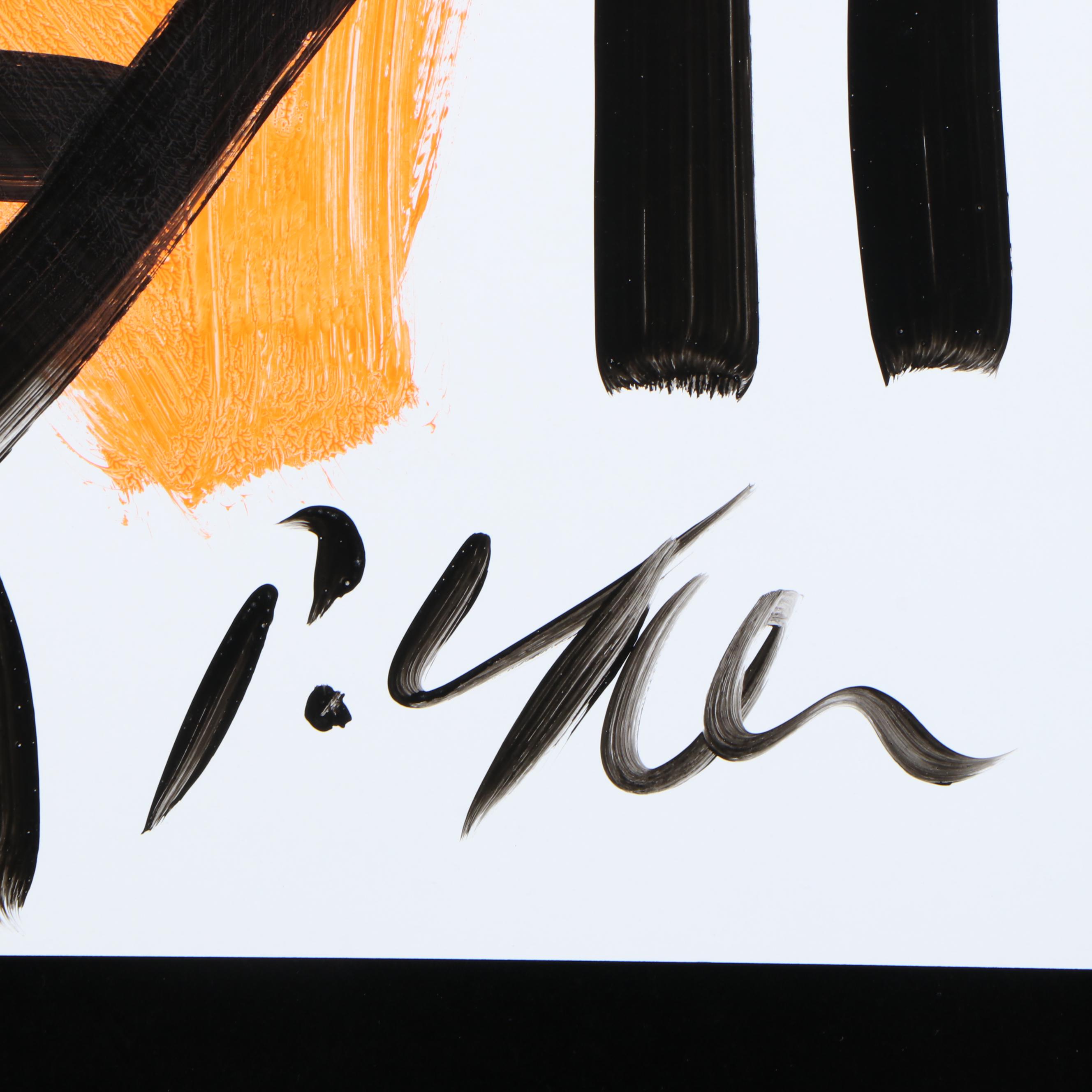 Peter Keil Abstract Acrylic Portrait