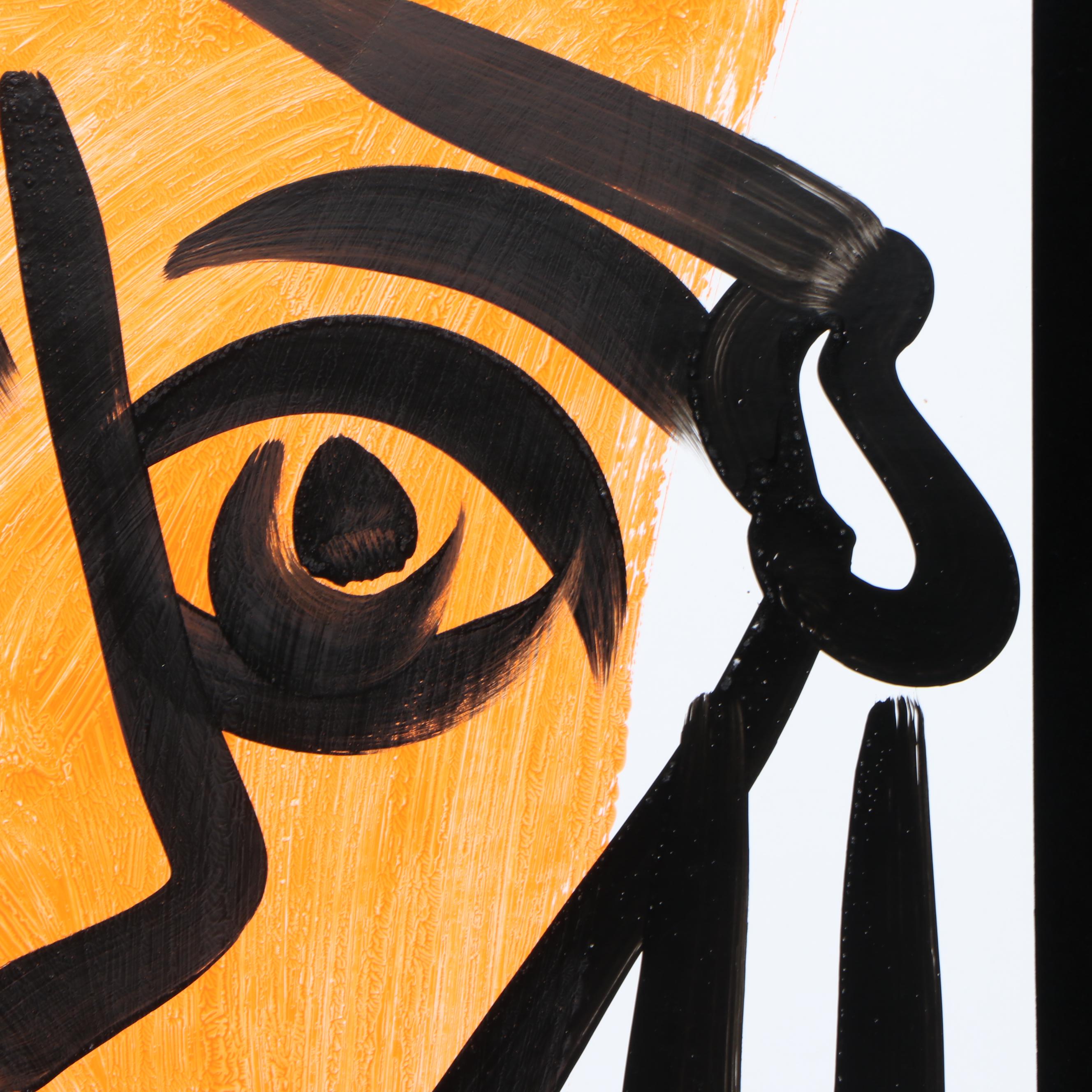 Peter Keil Abstract Acrylic Portrait