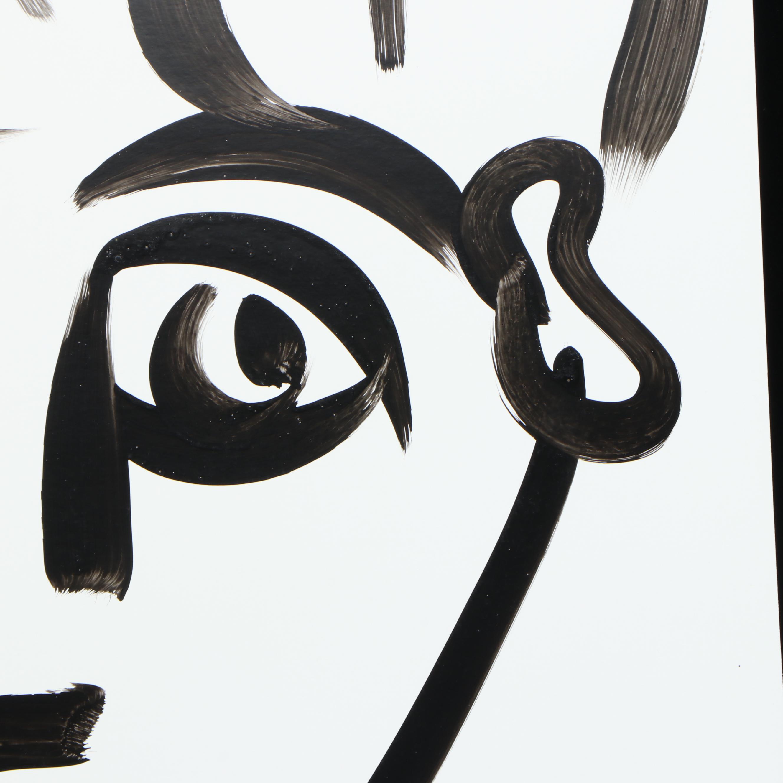 Peter Keil Abstract Acrylic Portrait