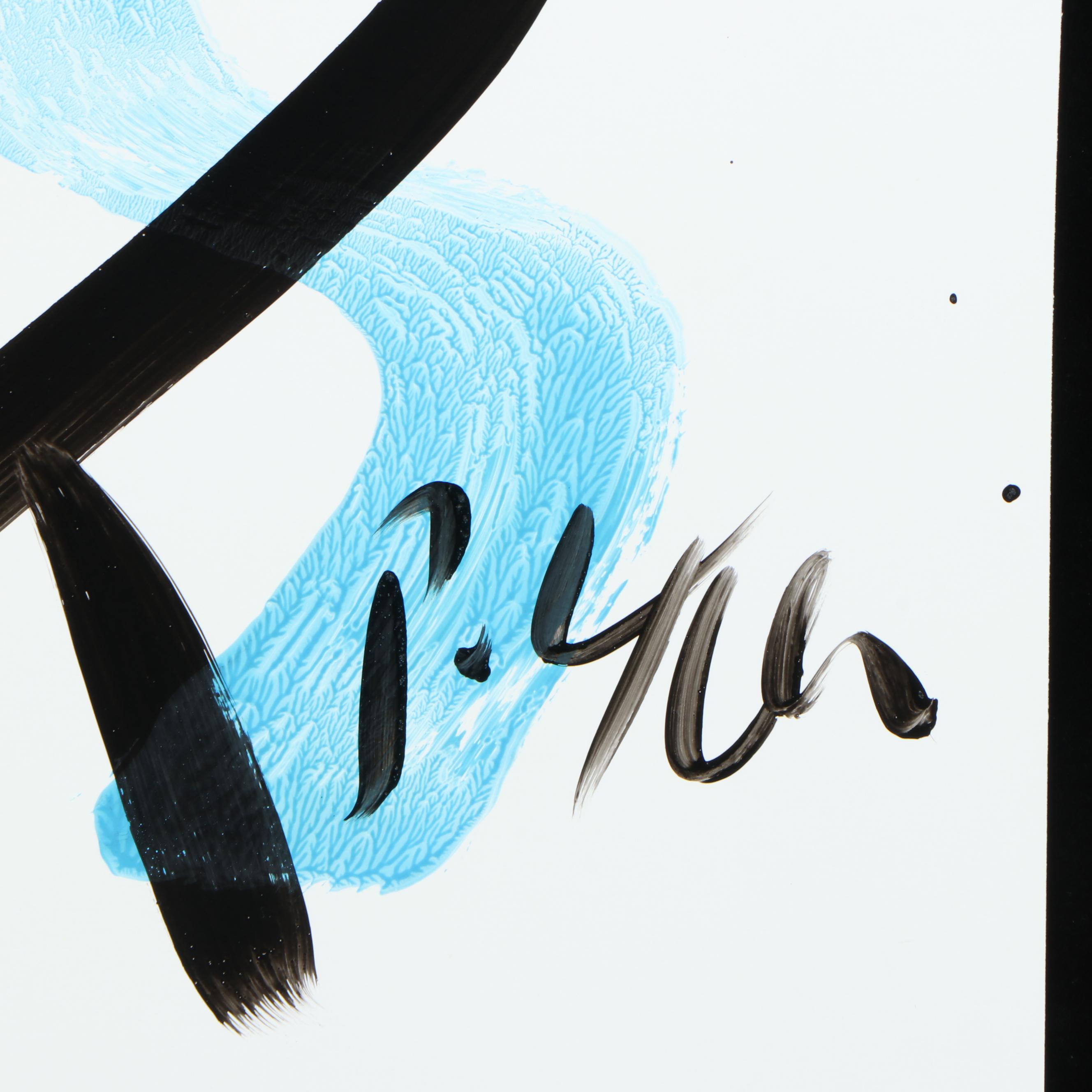 Peter Keil Abstract Acrylic Portrait