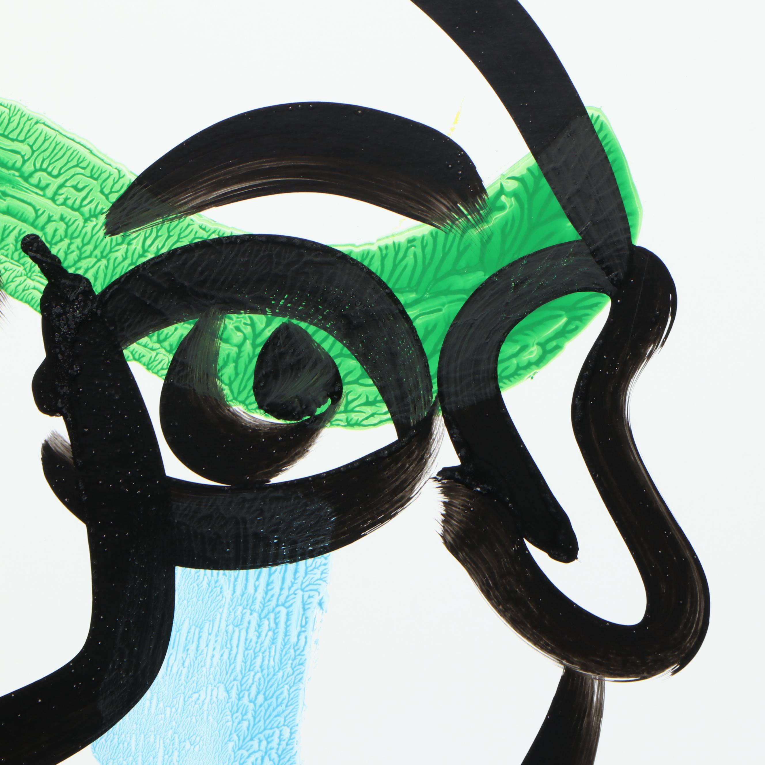 Peter Keil Abstract Acrylic Portrait