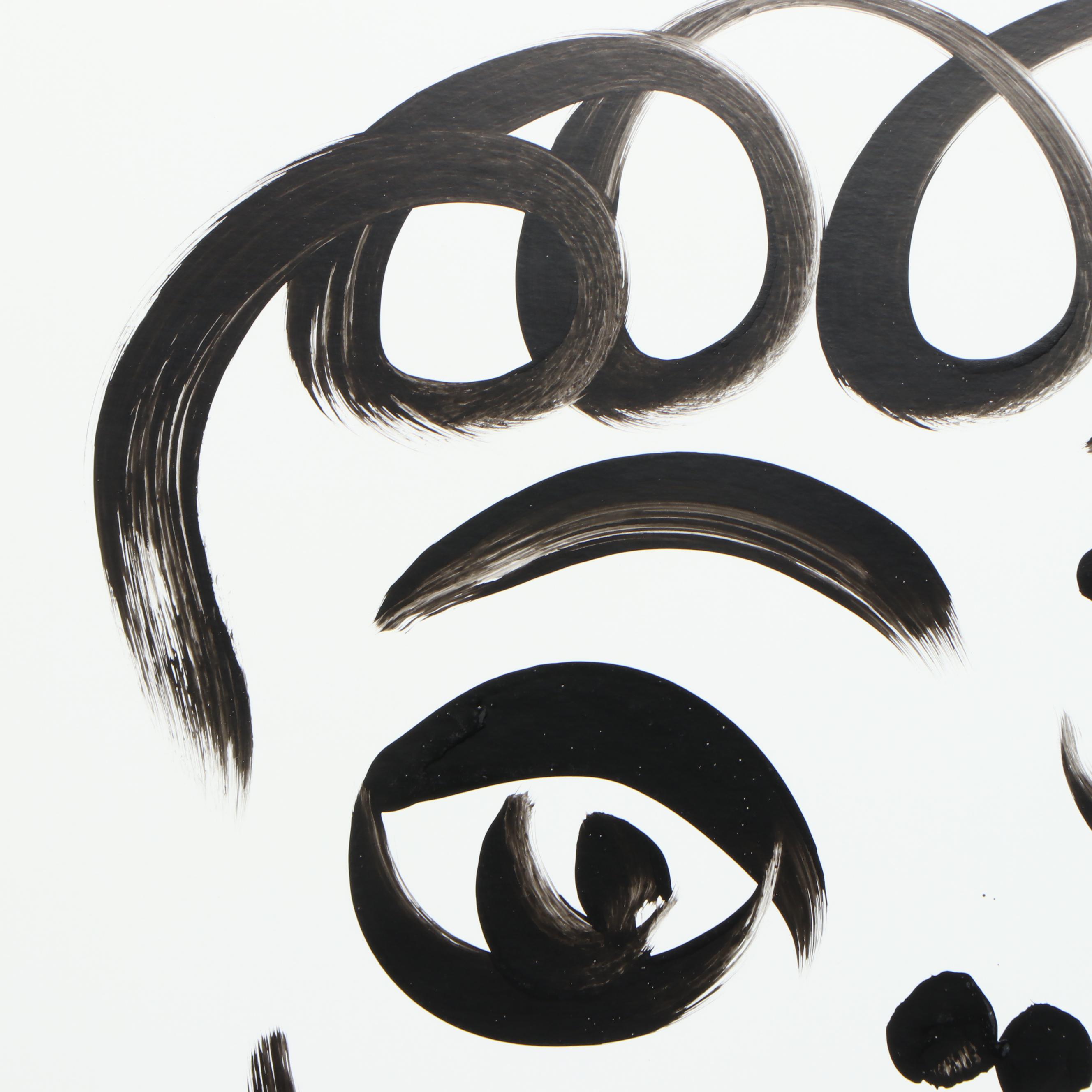 Peter Keil Abstract Acrylic Portrait