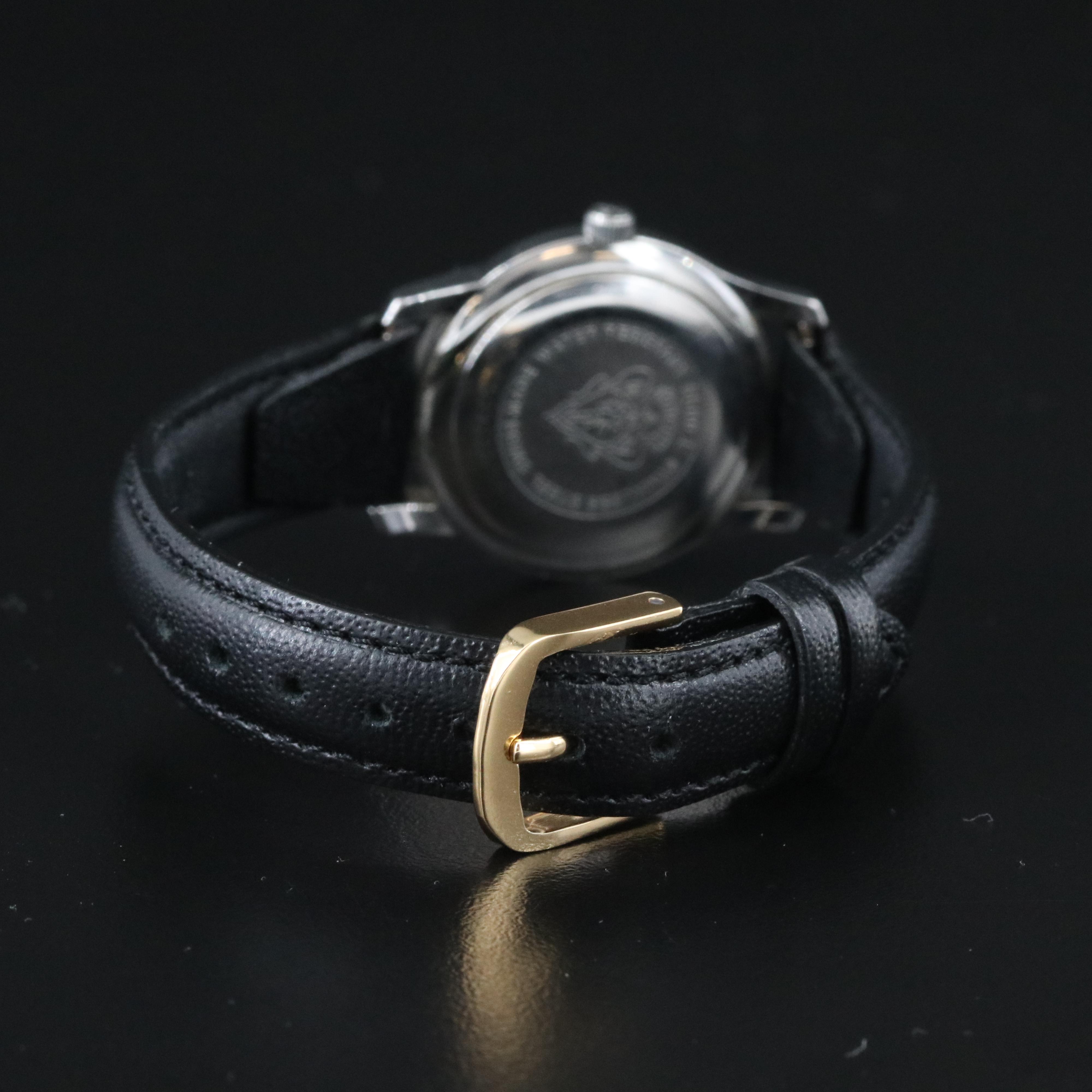 Gucci 5500L Black Dial 27mm Steel Quartz Watch