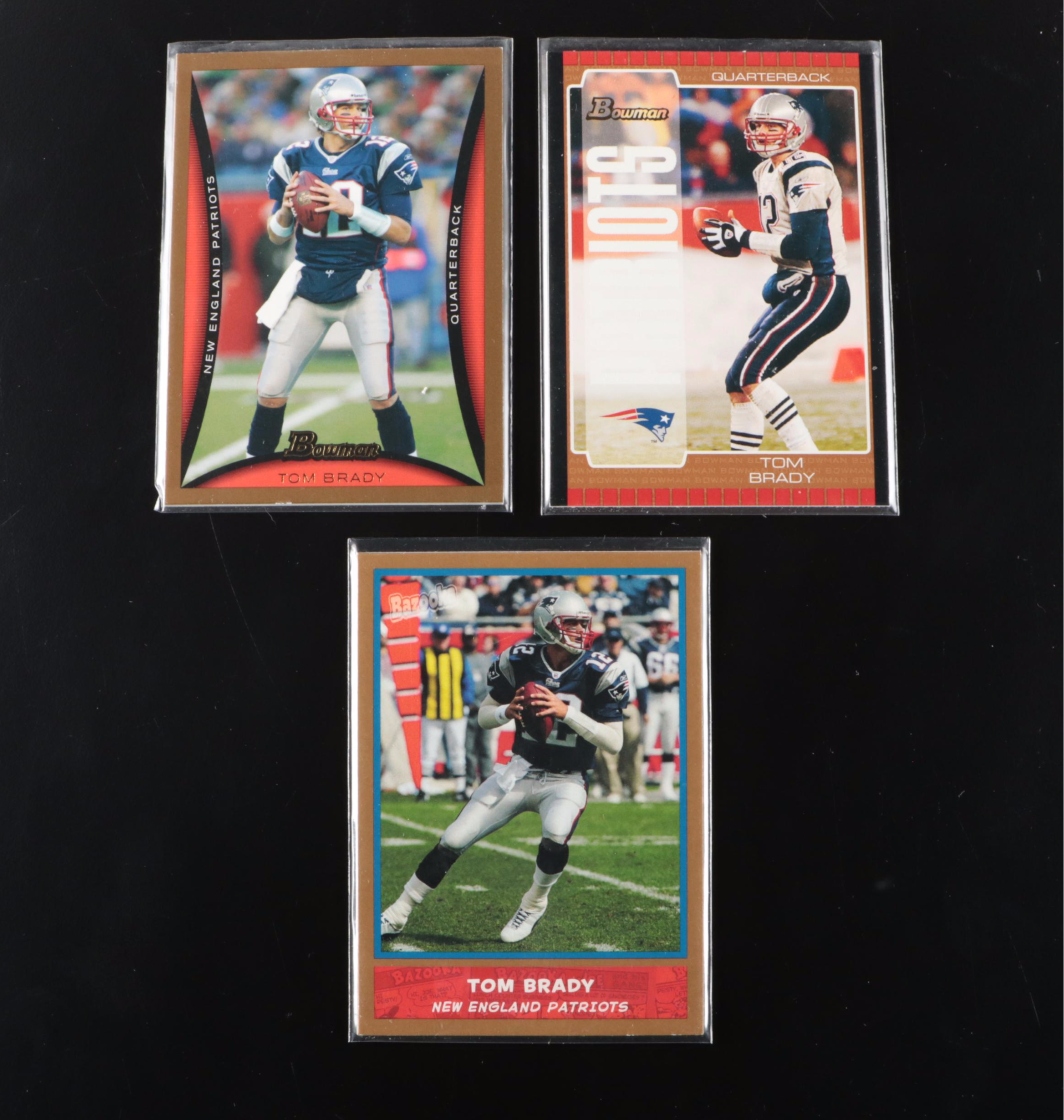 2010 Topps Chrome Refractors and More Tom Brady Football Cards, 2004-2010