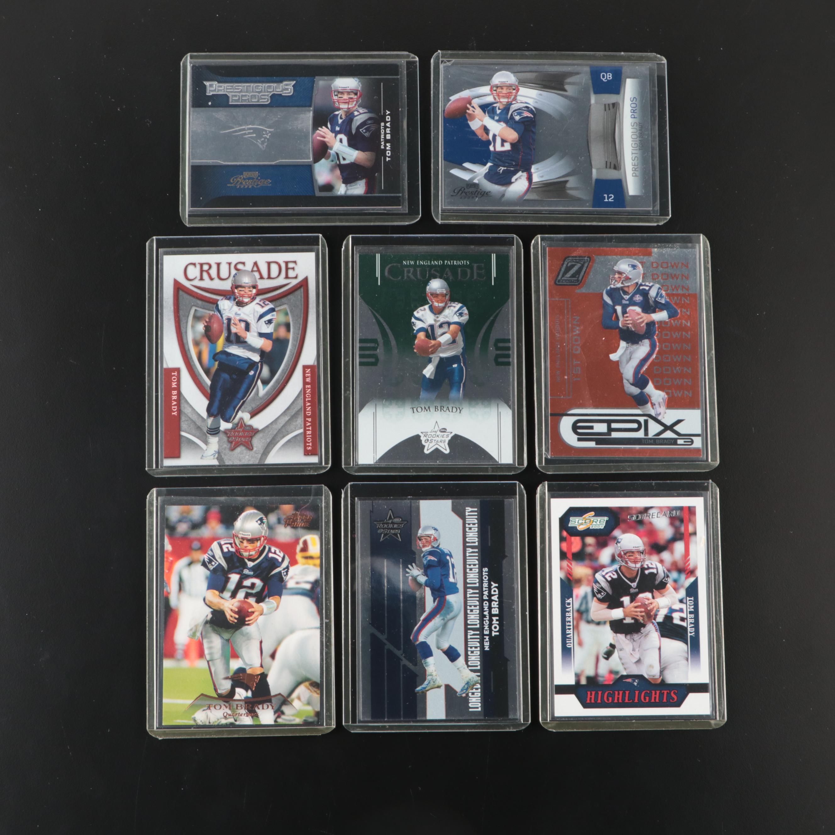 Score, Zenith, and Other Tom Brady New England Patriots Serial Numbered Cards