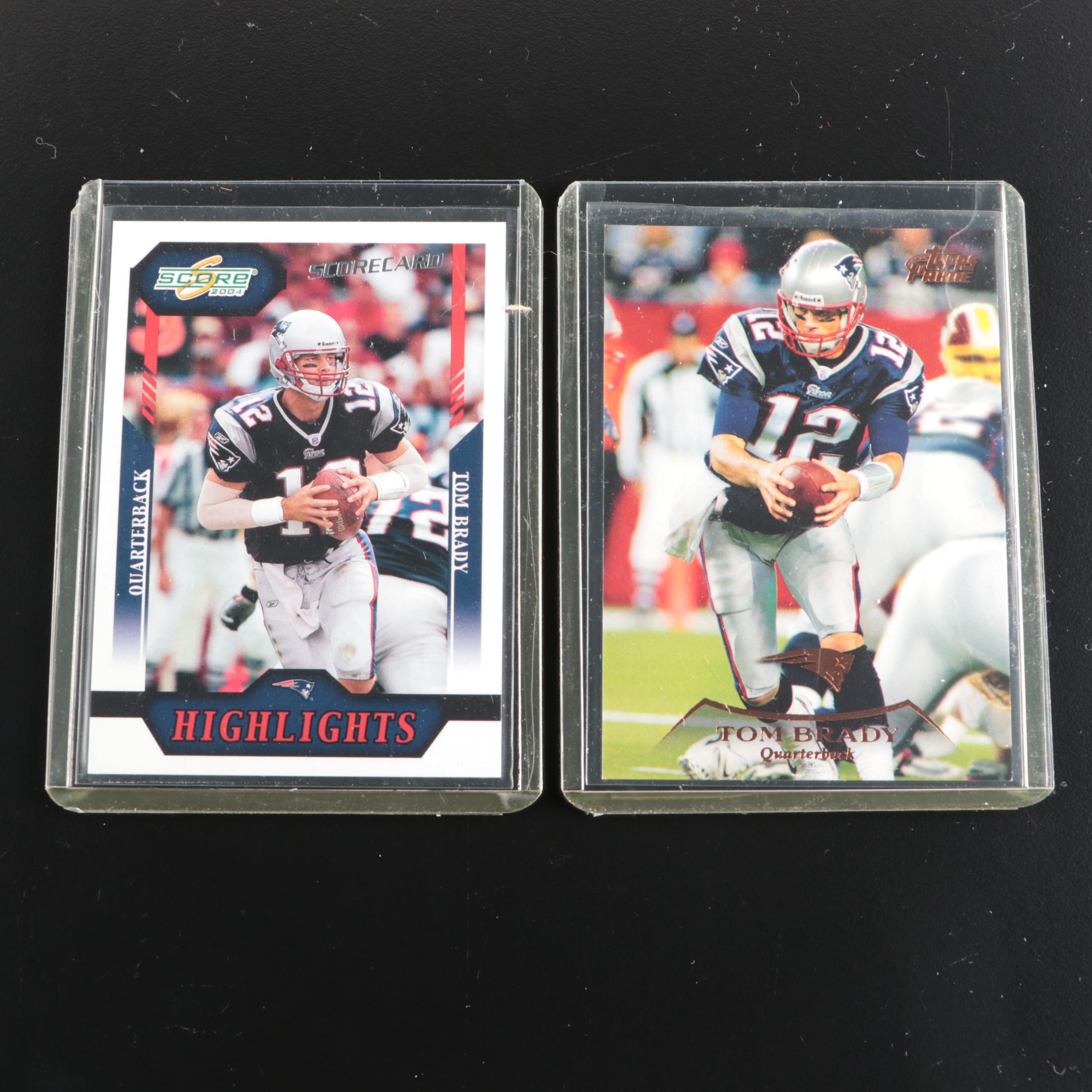 Score, Zenith, and Other Tom Brady New England Patriots Serial Numbered Cards