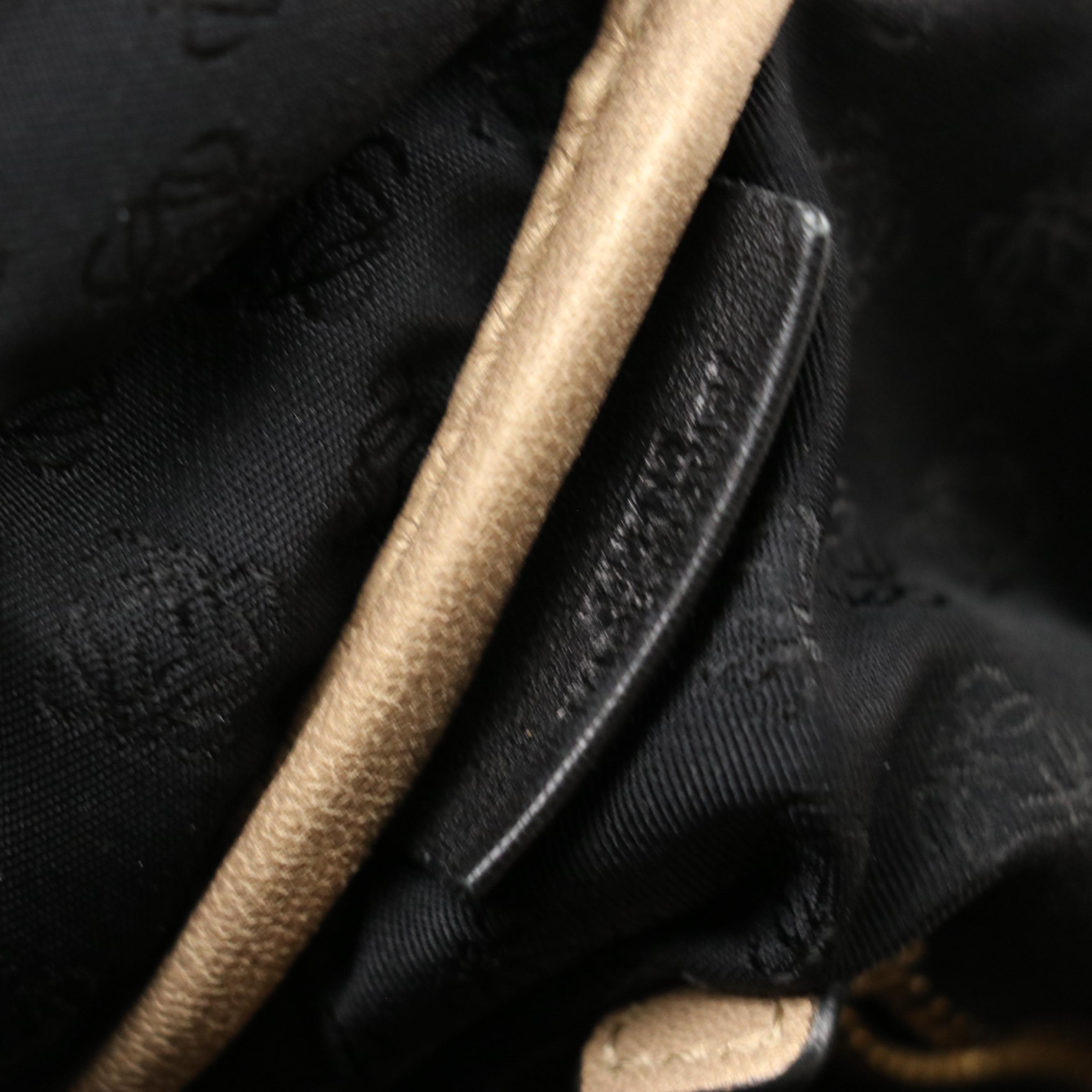 Loewe Hobo Shoulder Bag in Metallic Bronze Lambskin Leather